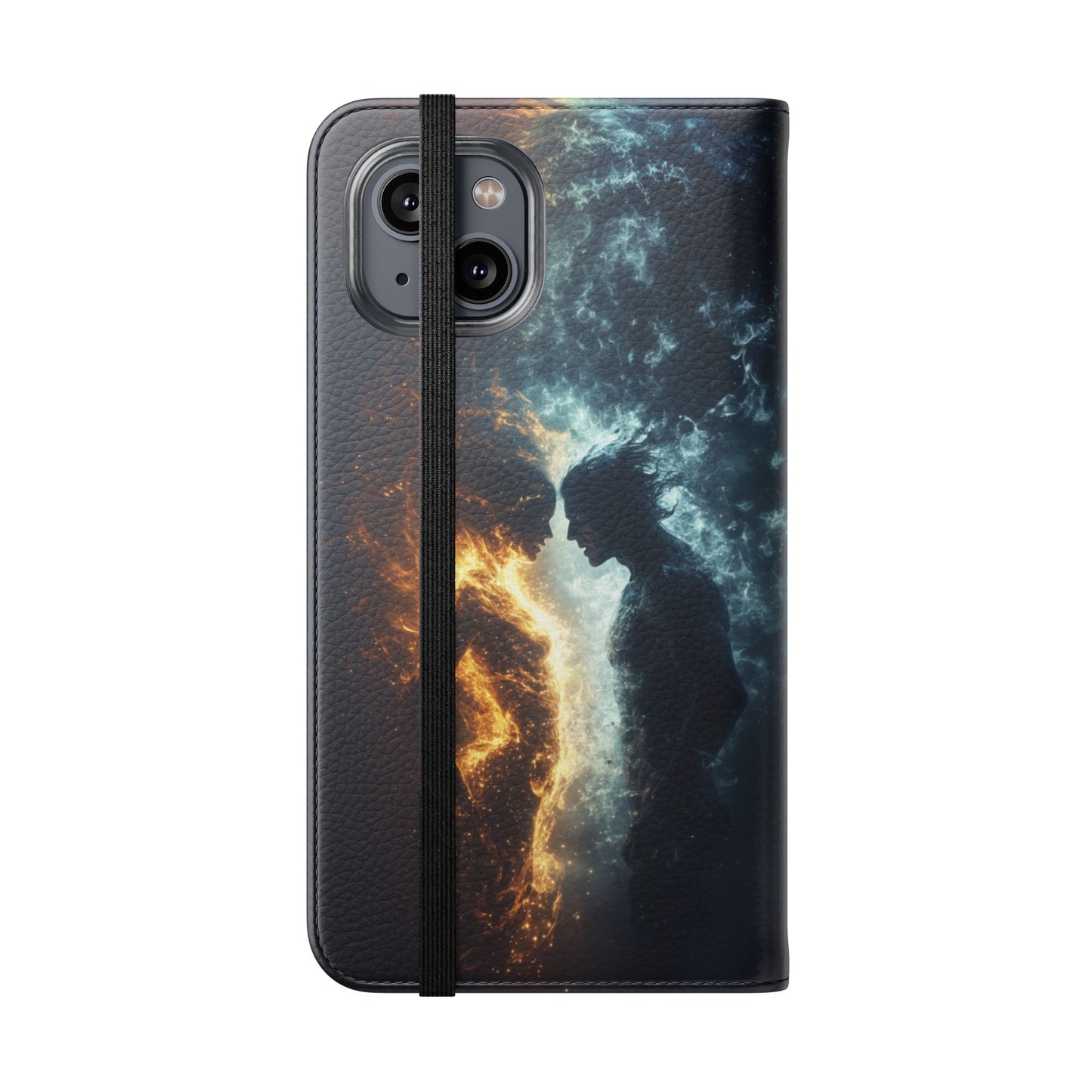 Fire & Frost Lovers - Wallet Flip Case