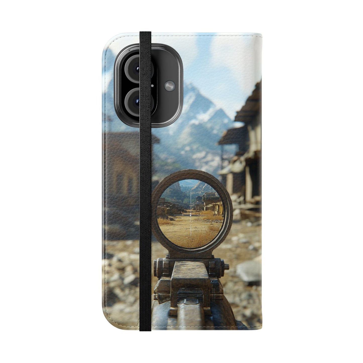 Desert Sniper Focus - Wallet Flip Case