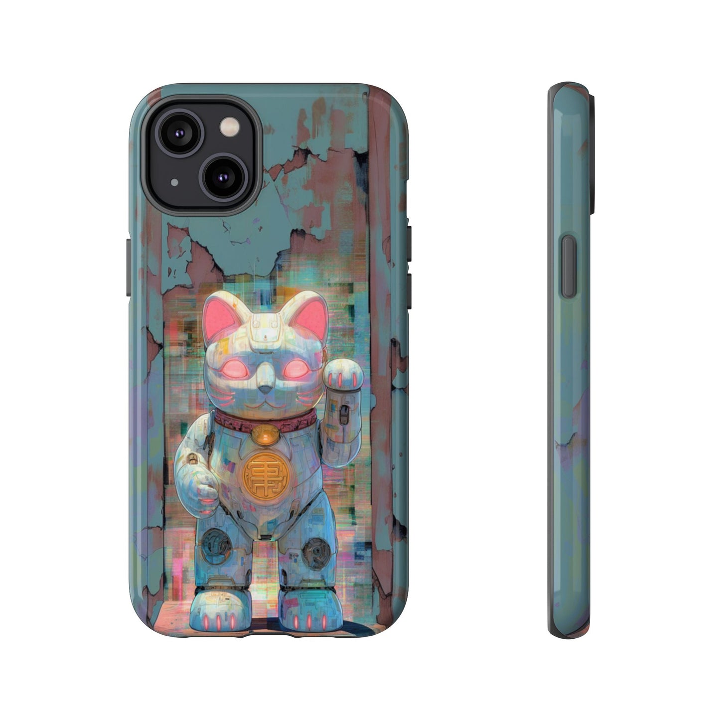 Cyber Lucky Cat - Tough iPhone Case