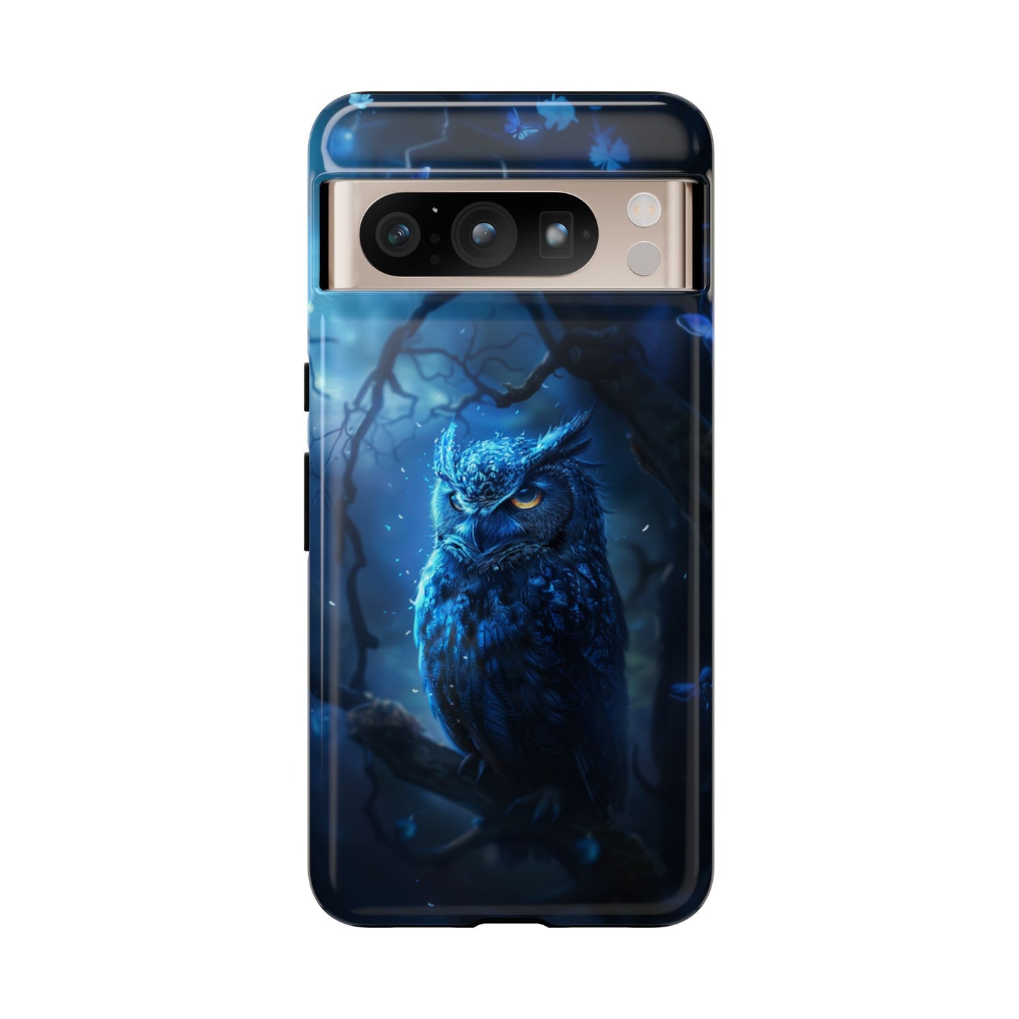 Azure Nocturne Owl – Tough Google Pixel Case