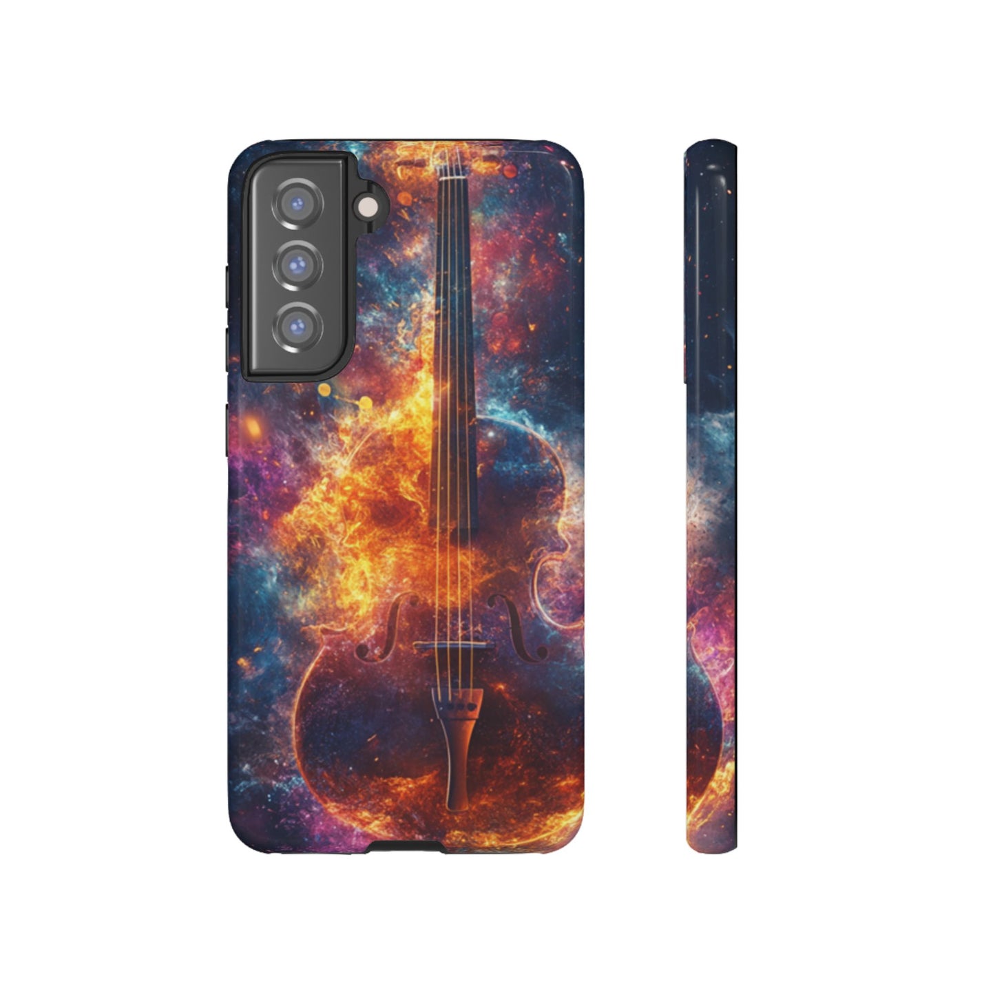 Fiery Violin Galaxy Phone Case – iPhone, Samsung, Google Pixel