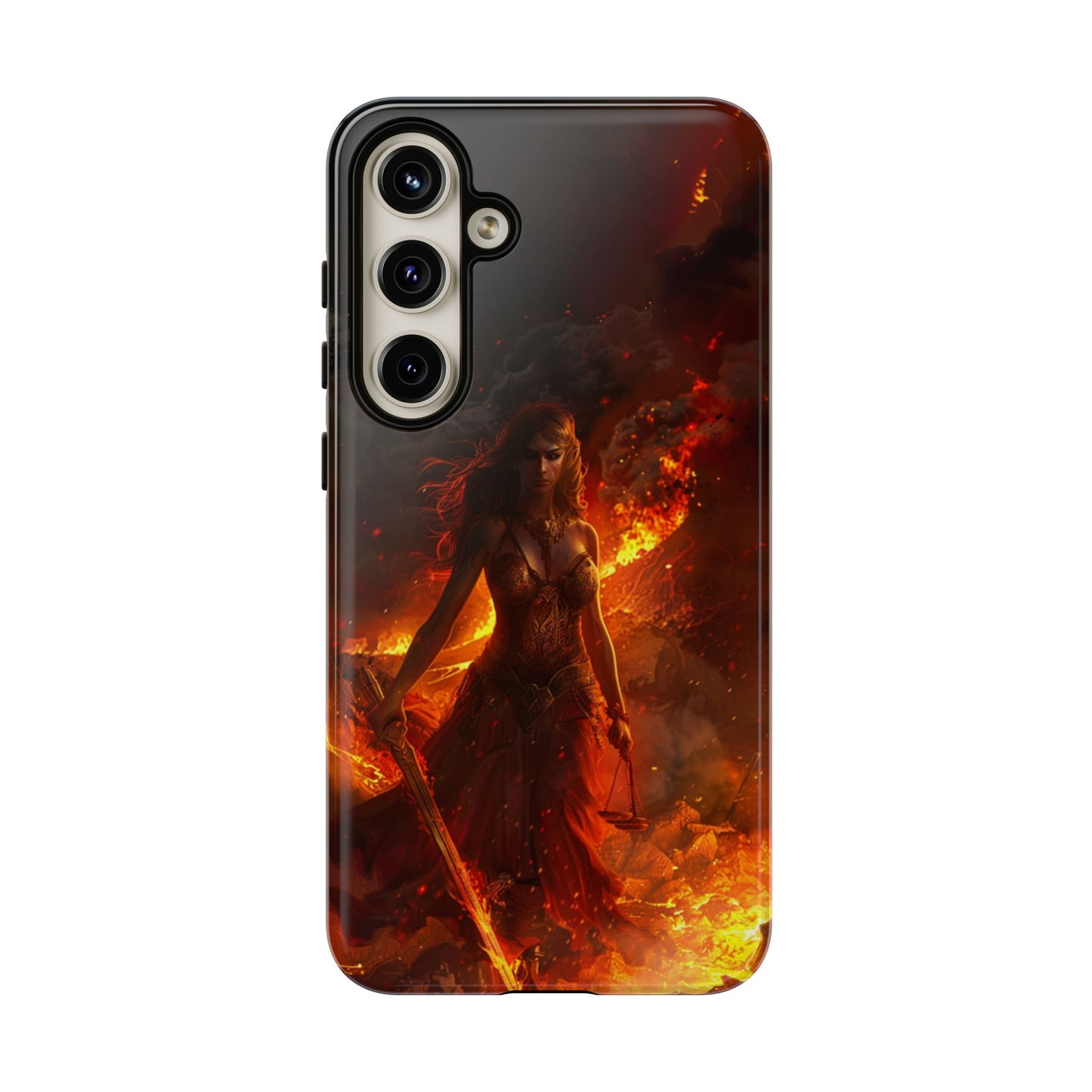 Fiery Goddess Nemesis Phone Case - iPhone, Google Pixel, Samsung Galaxy