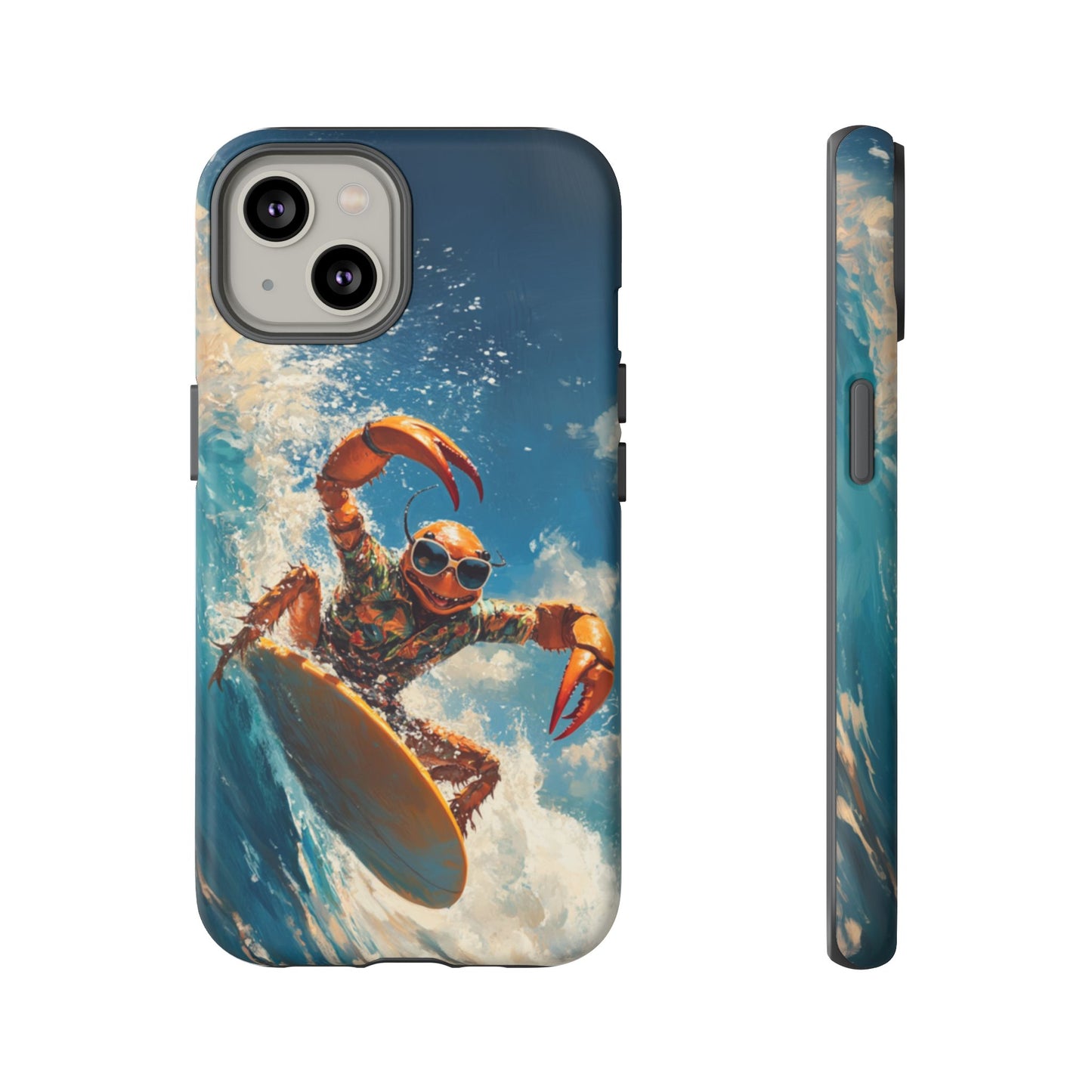 Surfing Crab - Tough iPhone Case