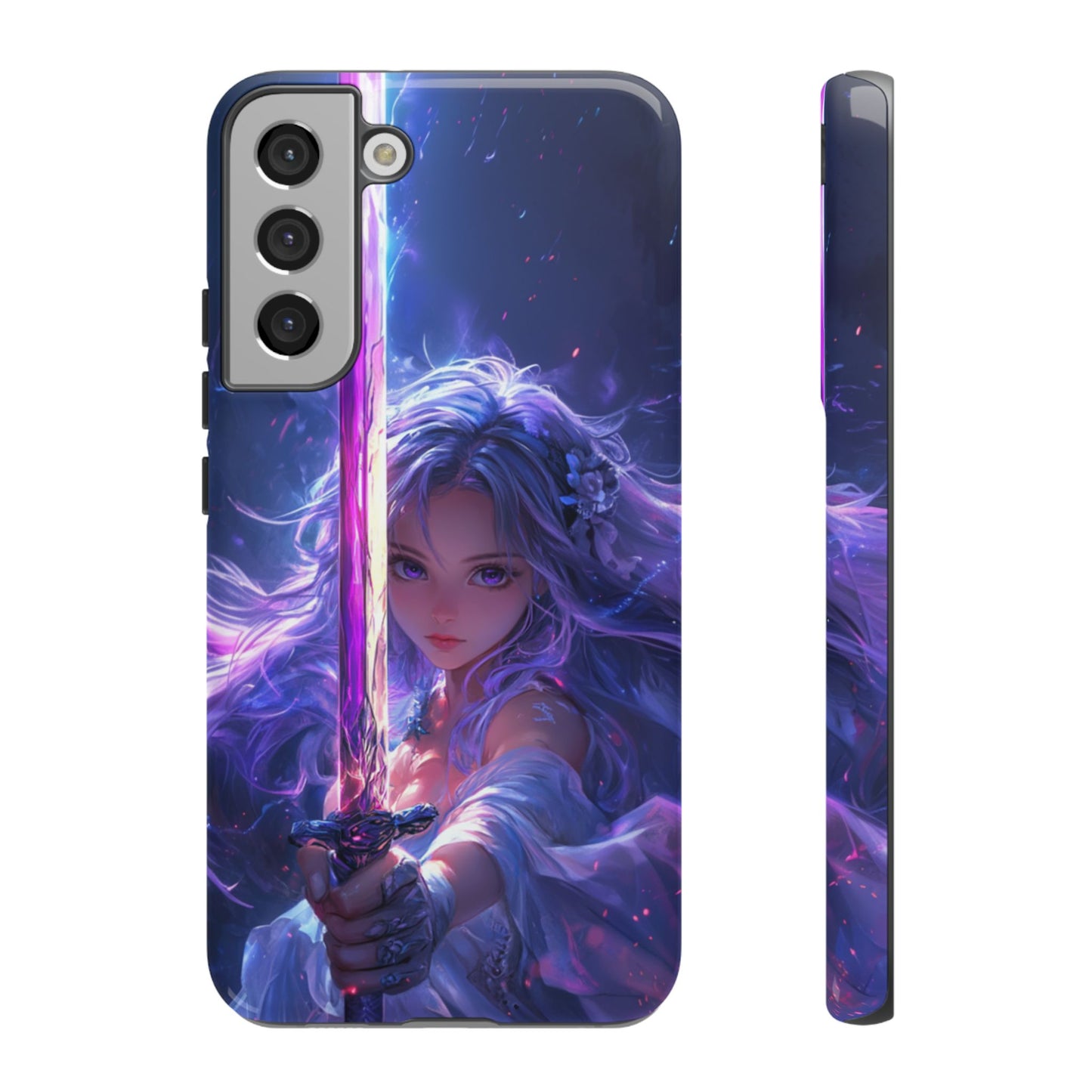 Violet Blade Warrior – Tough Samsung Galaxy Case