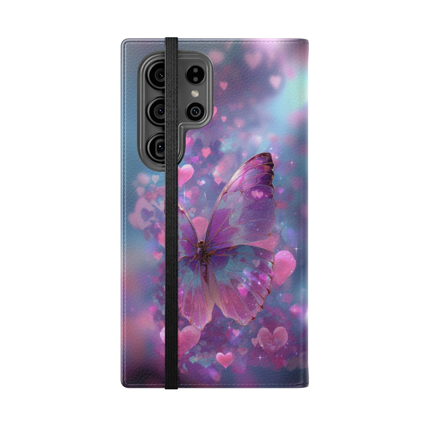 Cupid's Flutter Butterfly - Wallet Flip Case