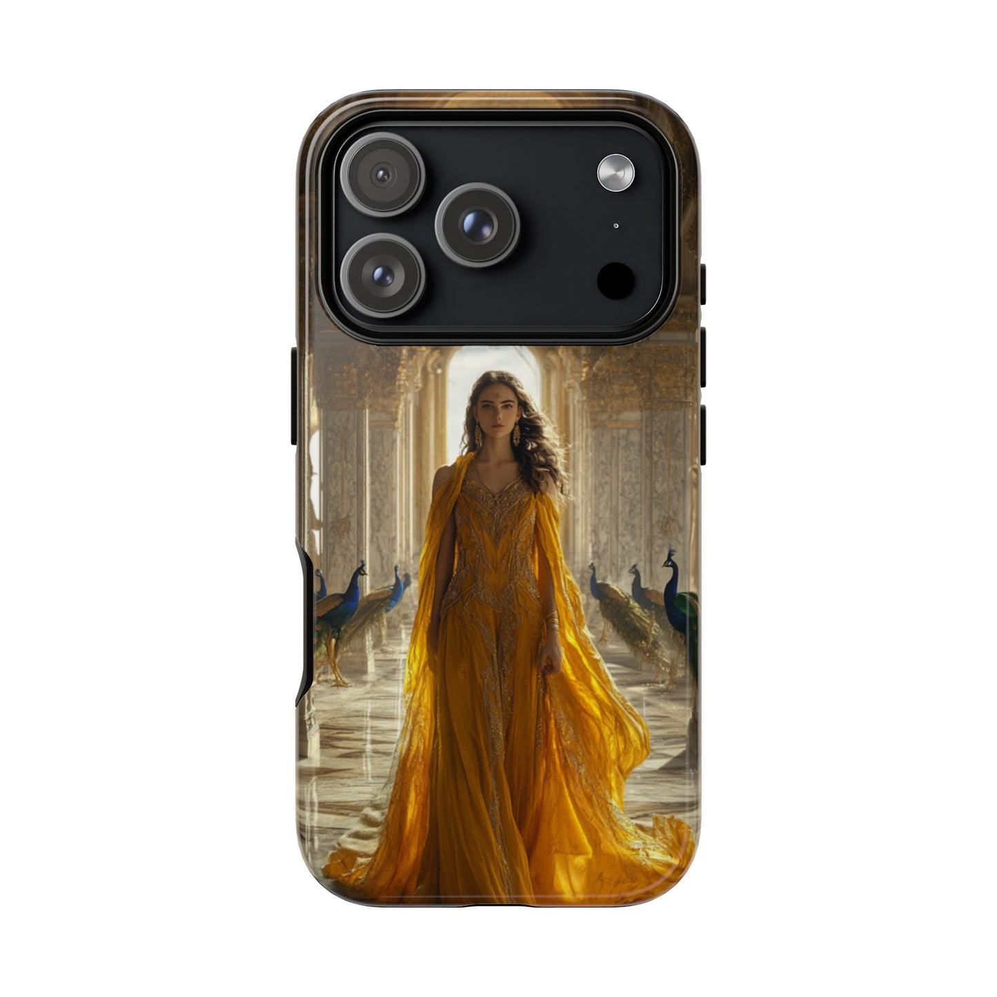 Hera Golden Palace Peacock Goddess - Tough iPhone Case