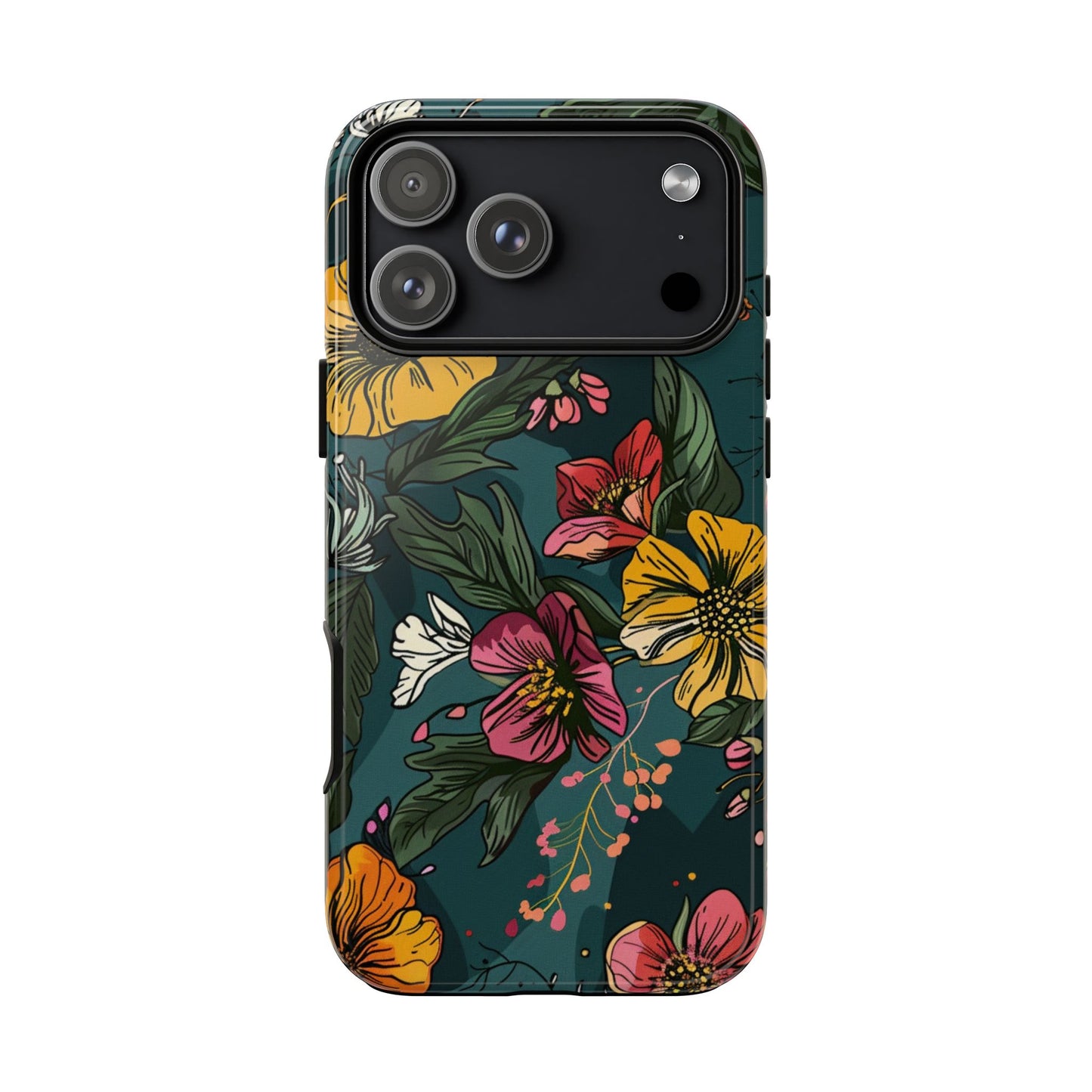 Vintage Floral Bloom – Tough iPhone Case