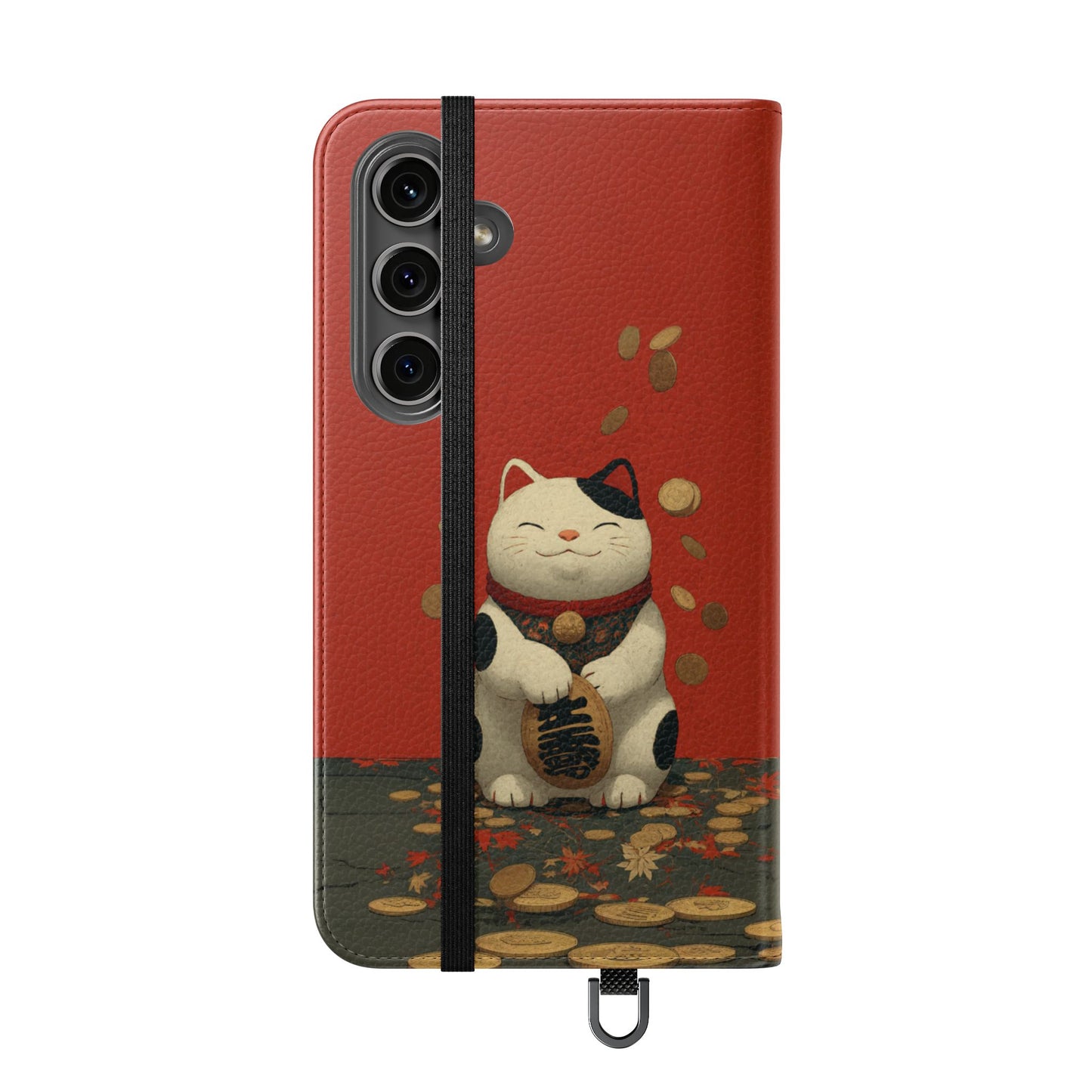 Lucky Cat - Wallet Flip Case