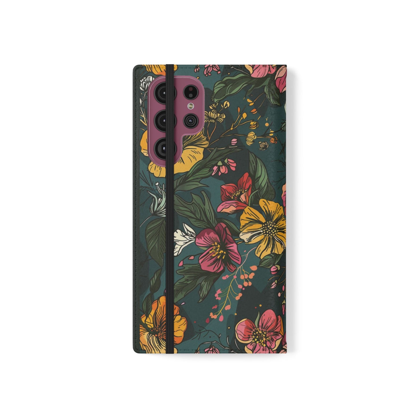 Vintage Floral Bloom - Wallet Flip Case
