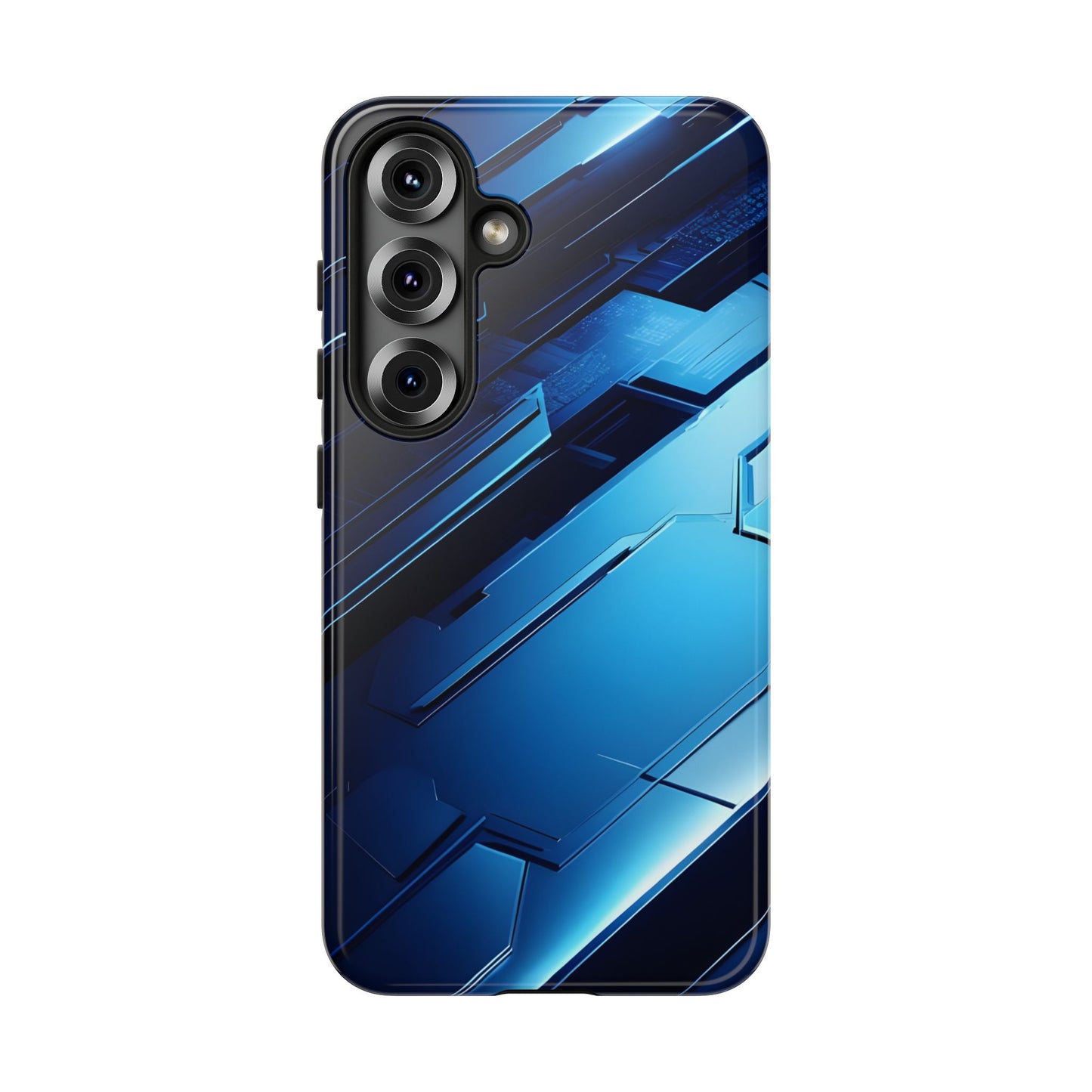 Blue Tech Matrix - Tough Samsung Galaxy Case