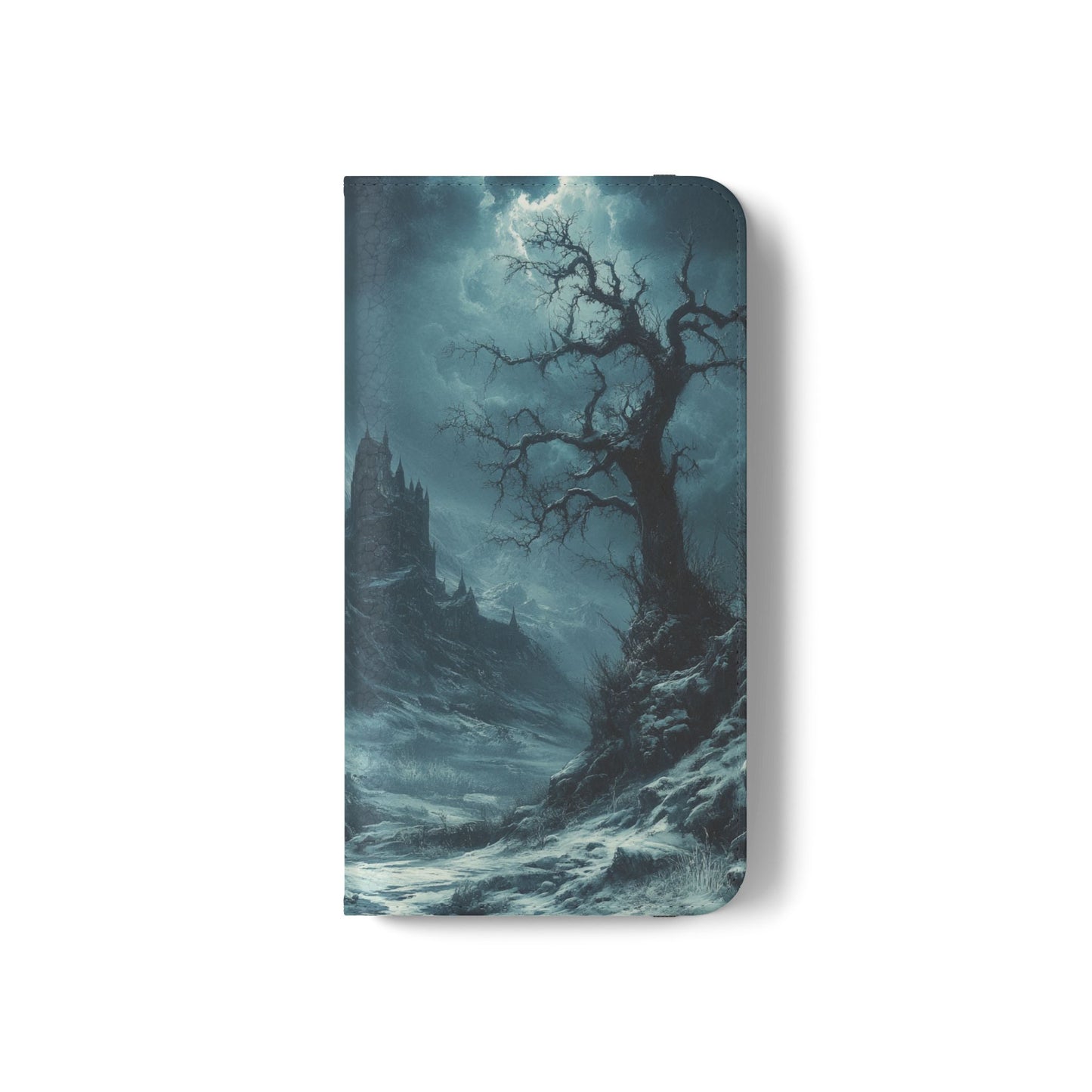 Stormy Castle - Wallet Flip Case
