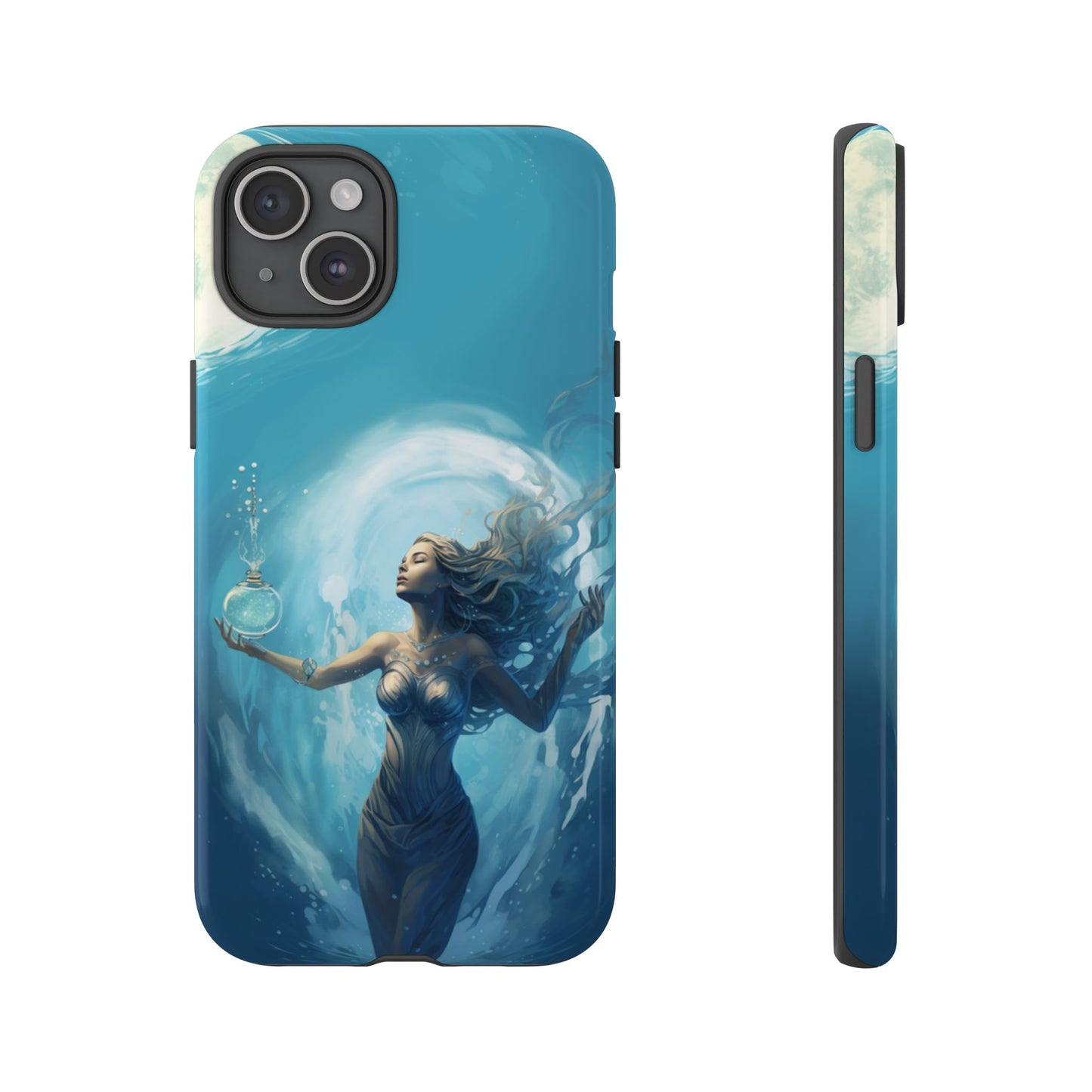 Aquarius Lunar Water Bearer Phone Case – iPhone, Google Pixel, Samsung Galaxy