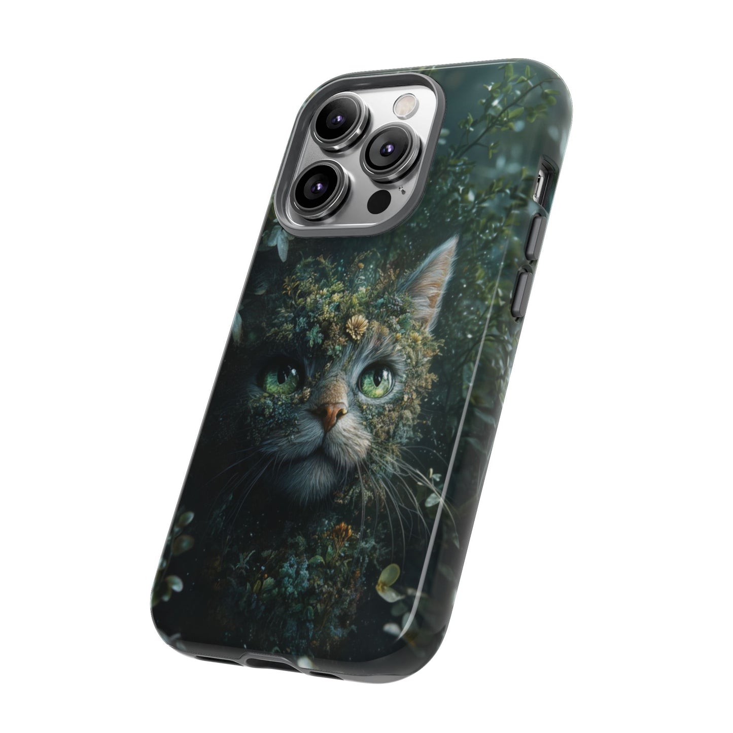 Forest Fantasy Cat Phone Case – iPhone, Google Pixel, Samsung Galaxy