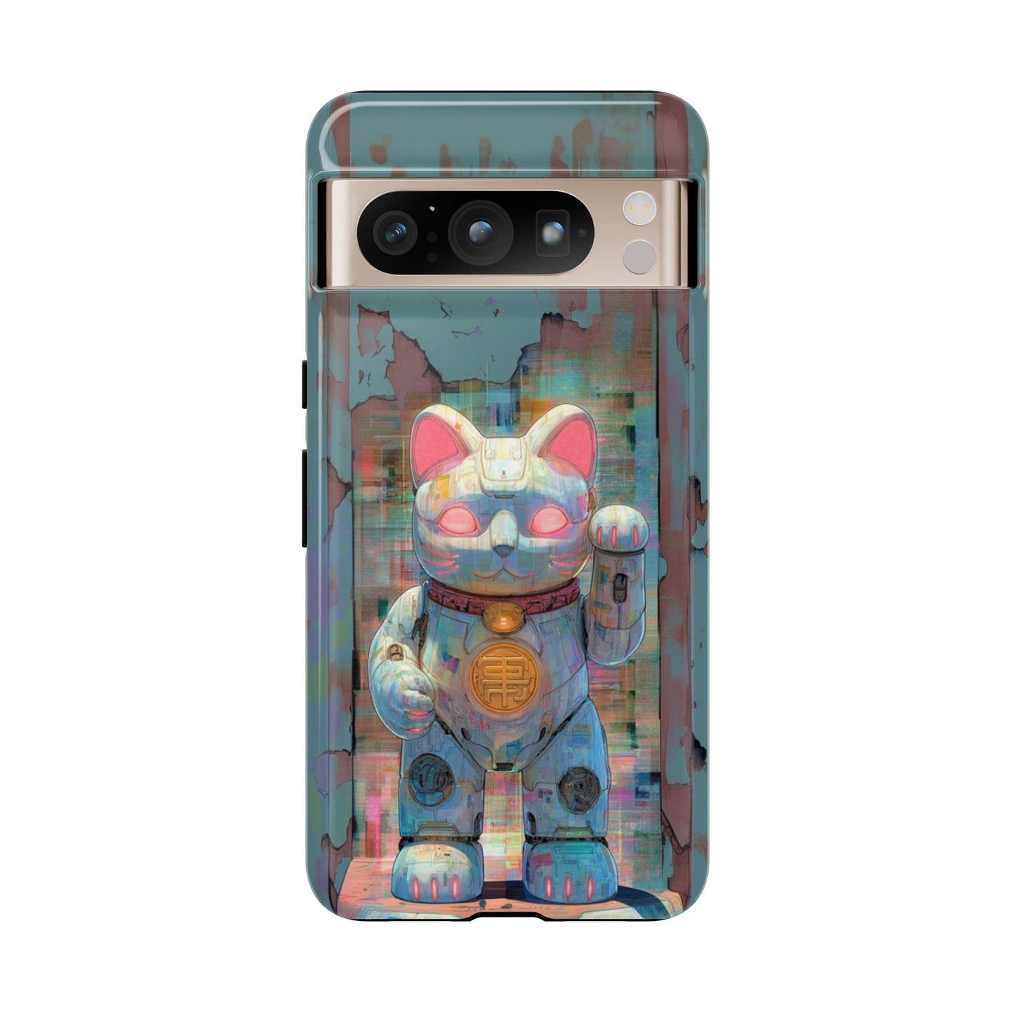 Cyber Lucky Cat - Tough Google Pixel Case