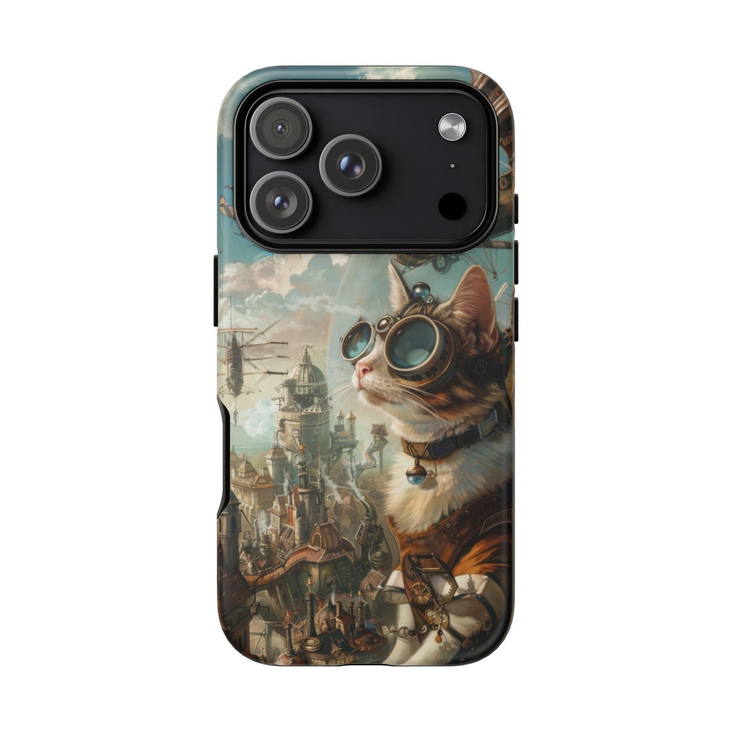 Steampunk Aviator Cat - Tough iPhone Case