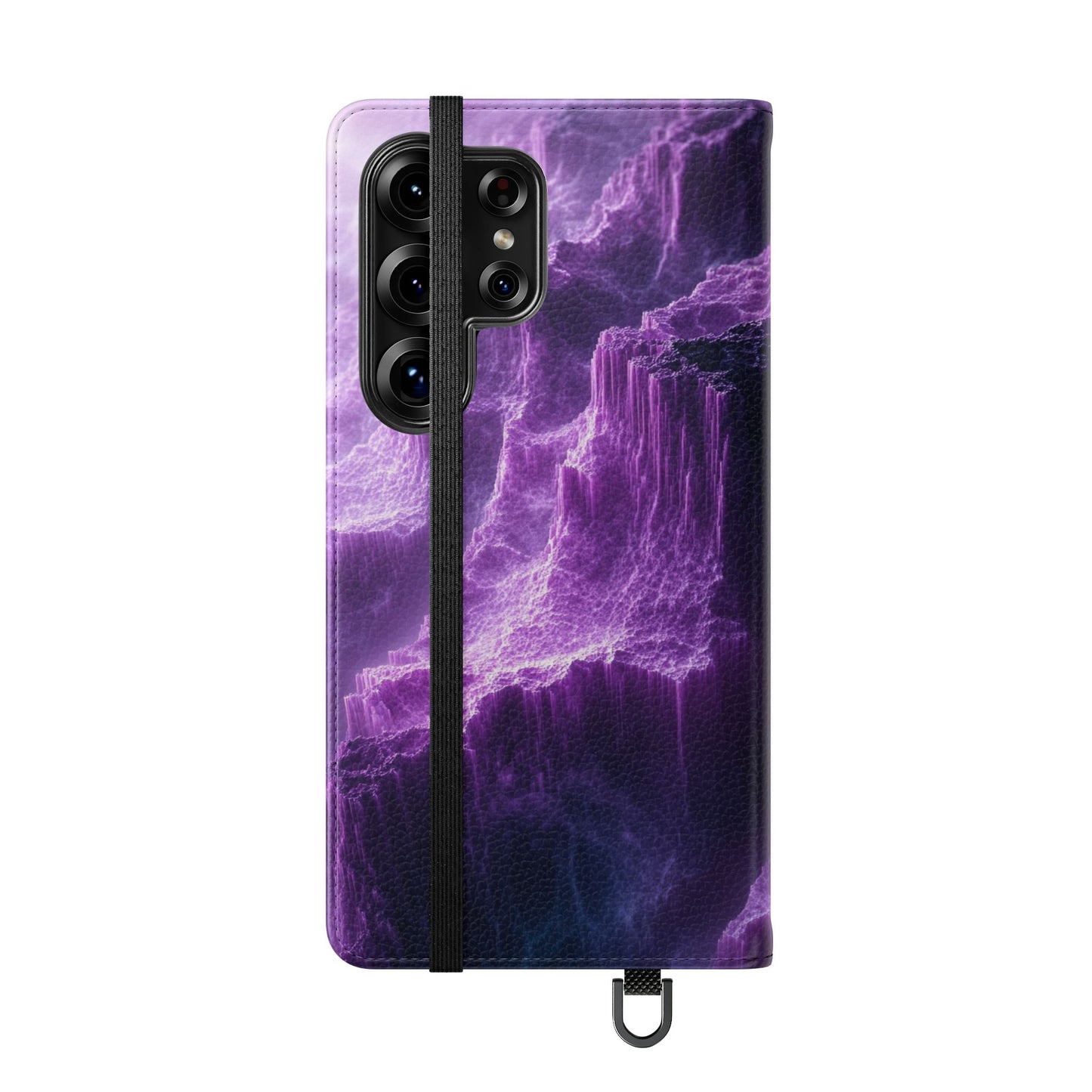Purple Crystal Canyon - Wallet Flip Case