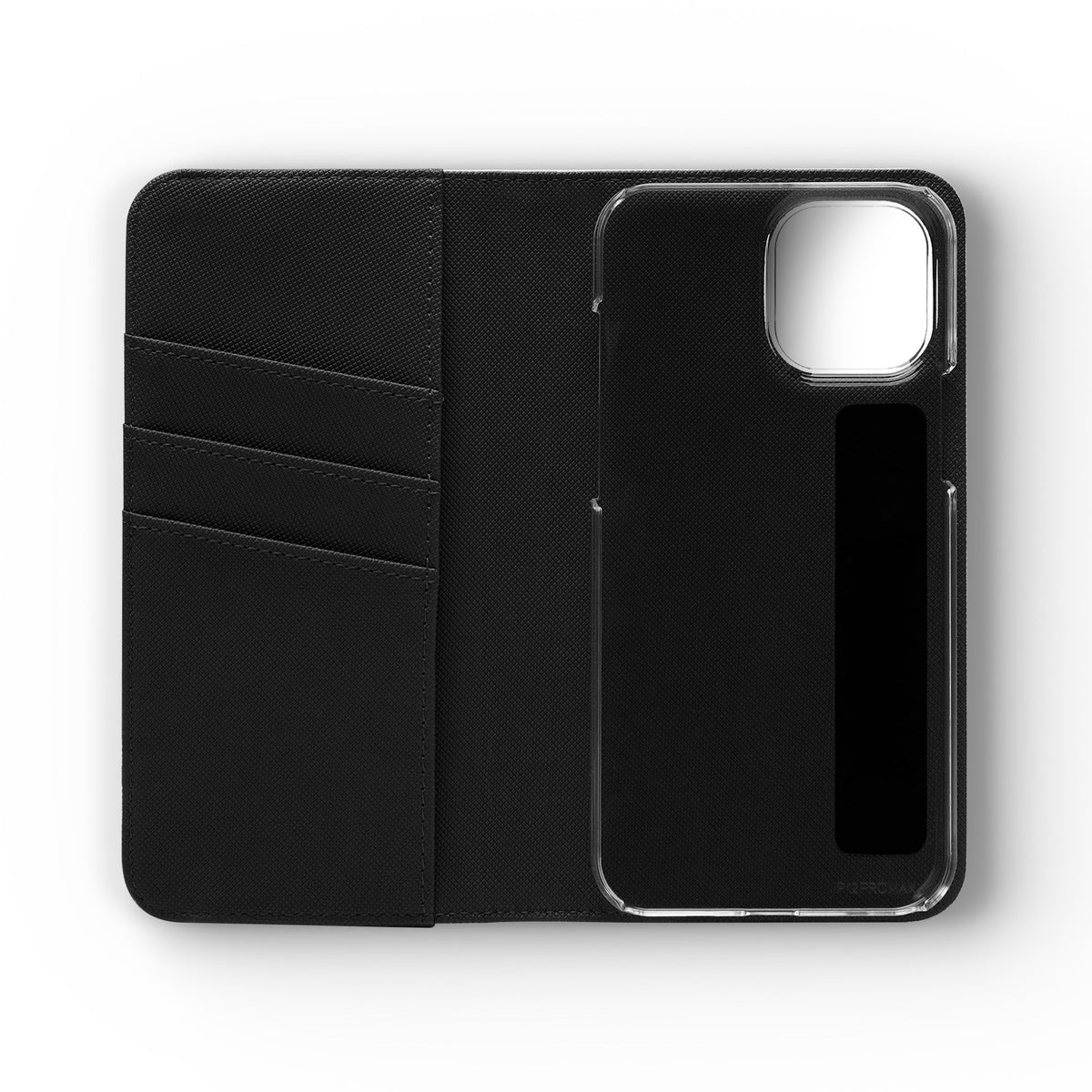 Blue Tech Matrix - Wallet Flip Case