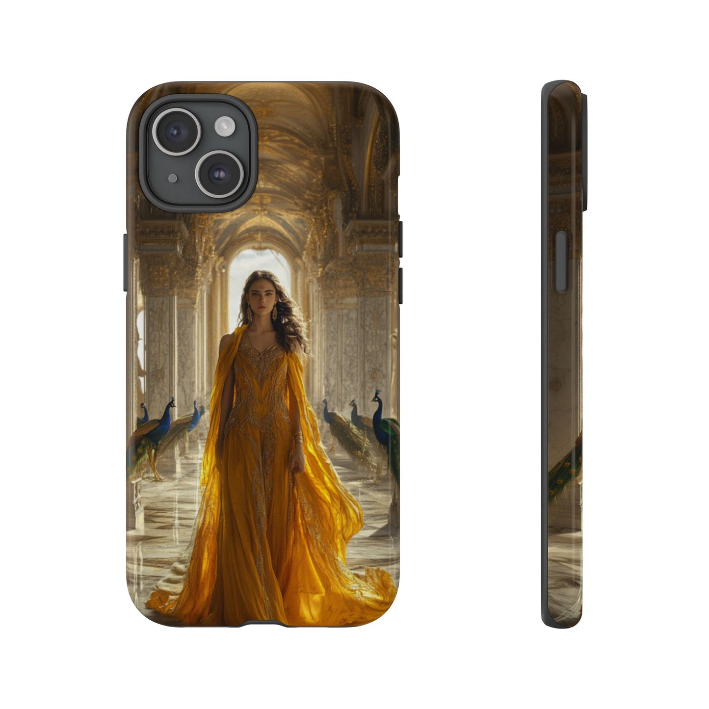 Hera Golden Palace Peacock Goddess - Tough iPhone Case