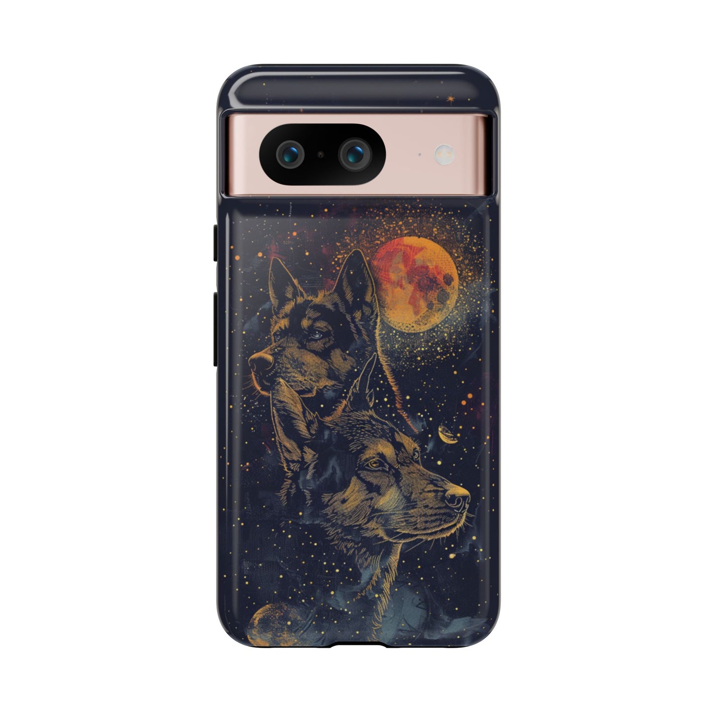 German Shepherd Celestial Phone Case – iPhone, Google Pixel, Samsung Galaxy
