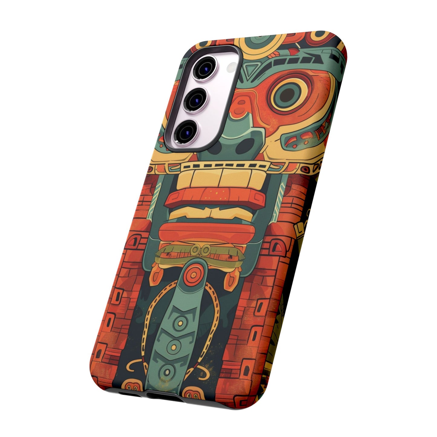 Vivid Ancient Glyphs Phone Case - iPhone, Google Pixel, Samsung