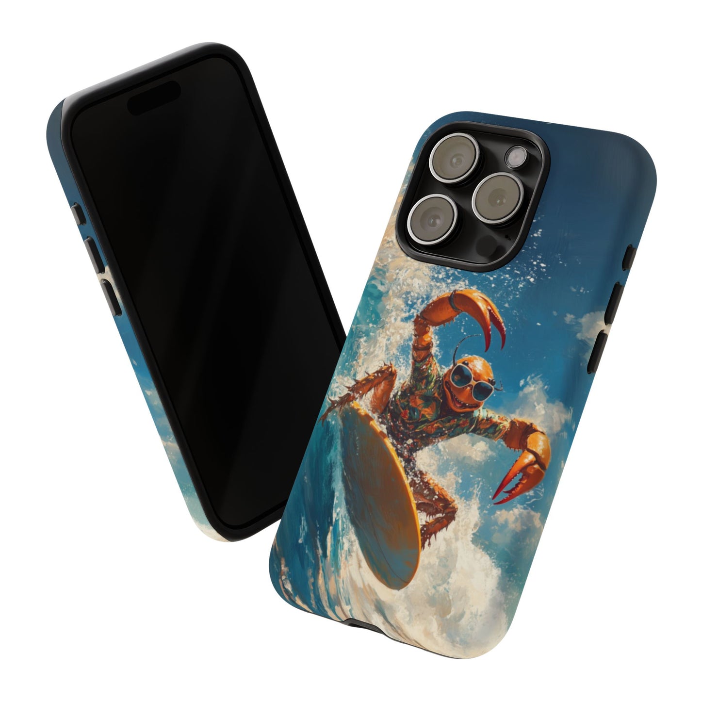 Surfing Crab - Tough iPhone Case