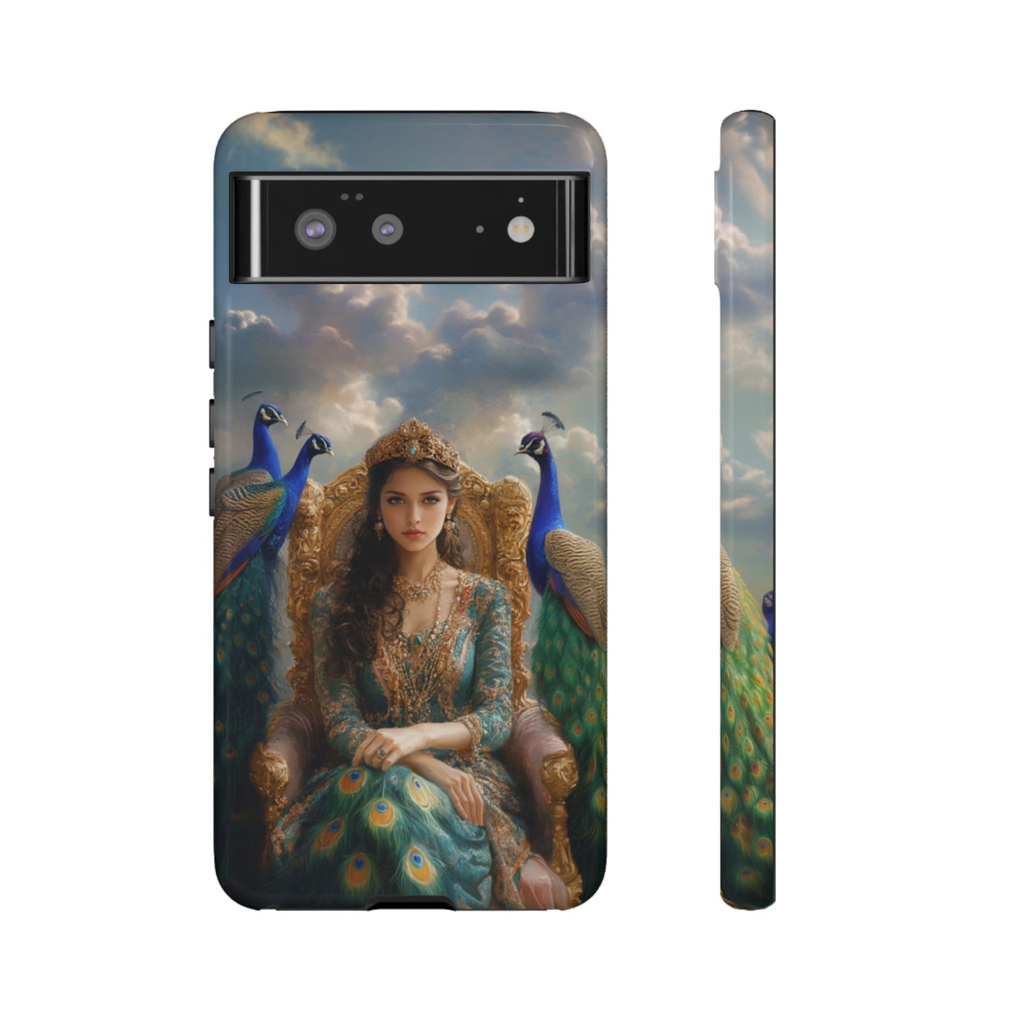 Hera Peacock Empress Golden Throne - Tough Google Pixel Case