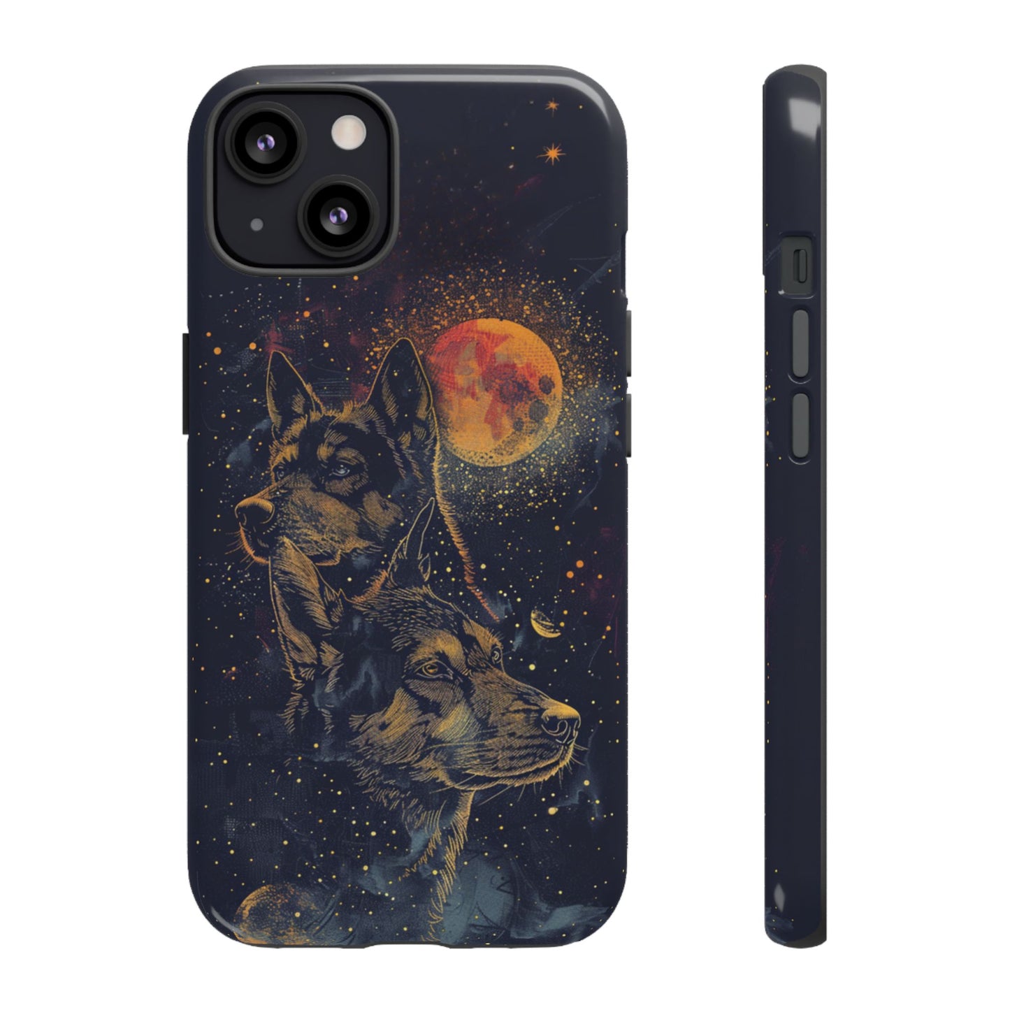 German Shepherd Celestial Phone Case – iPhone, Google Pixel, Samsung Galaxy
