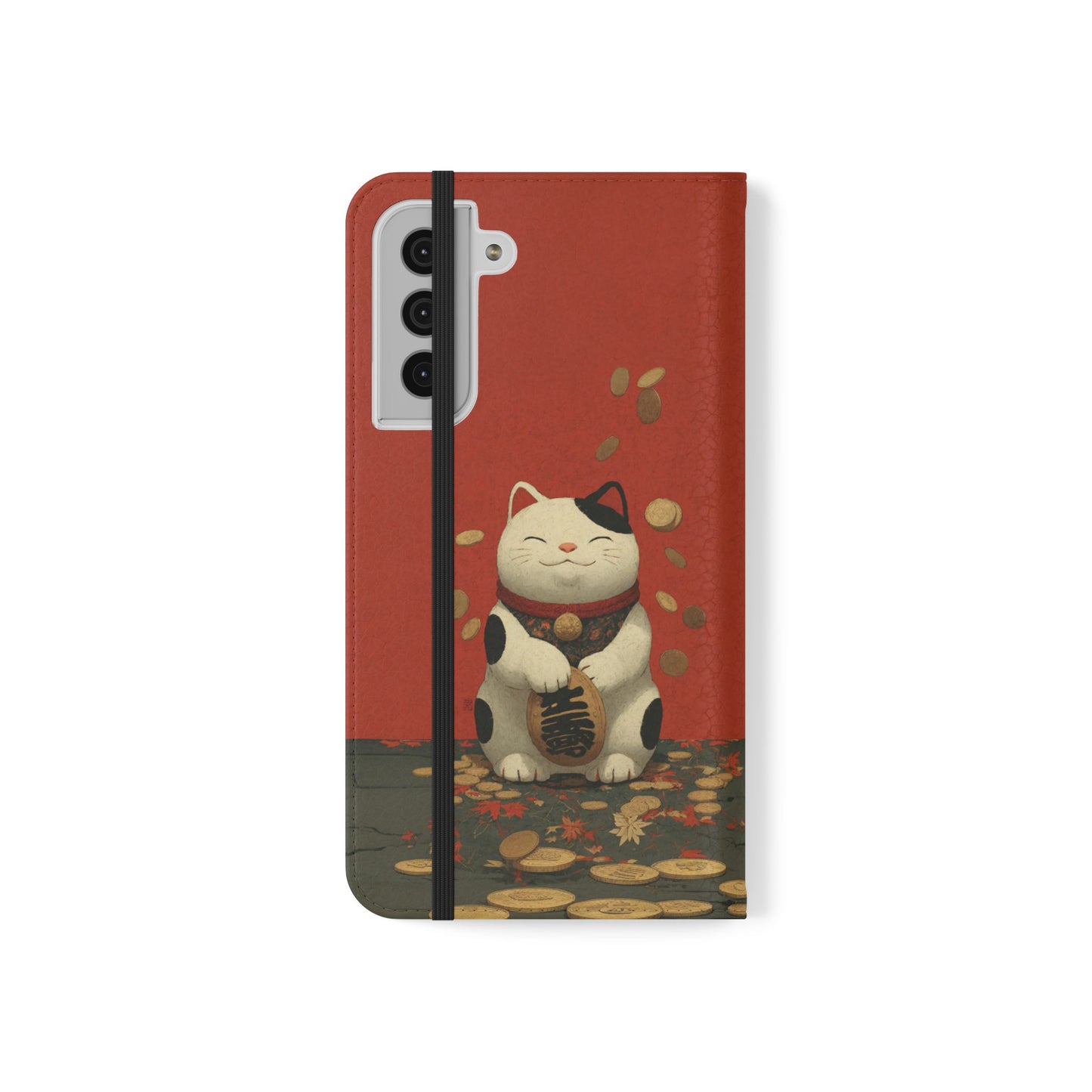Lucky Cat - Wallet Flip Case