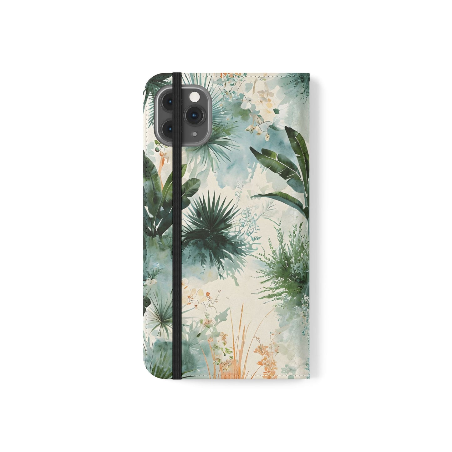Tropical Botanical Watercolor - Wallet Flip Case