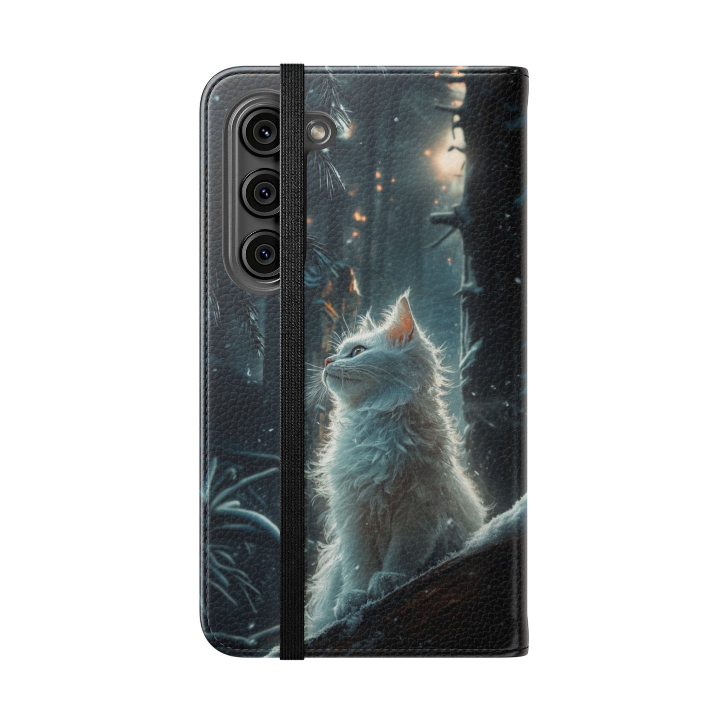 Winter Spirit Cat - Wallet Flip Case