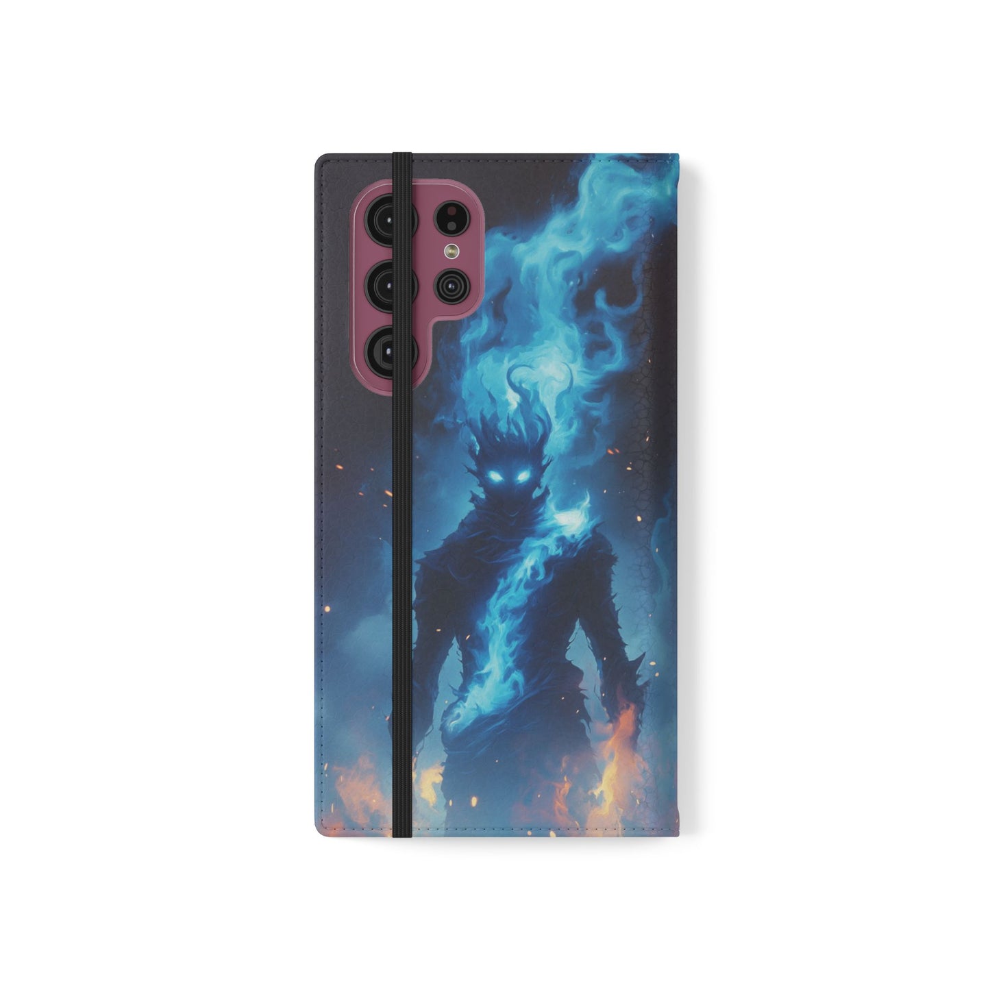 Blue Flame Spirit - Wallet Flip Case