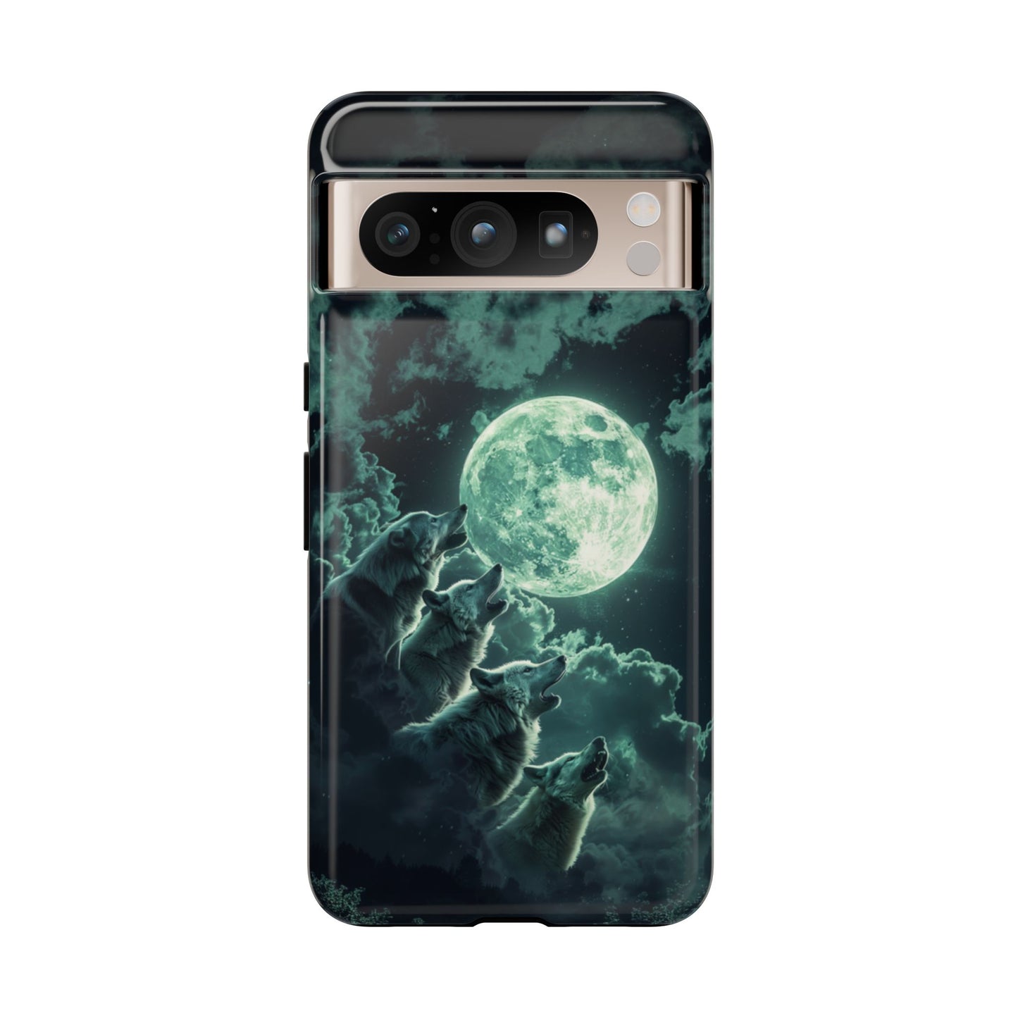 Moonlit Wolf Chorus - Tough Google Pixel Case