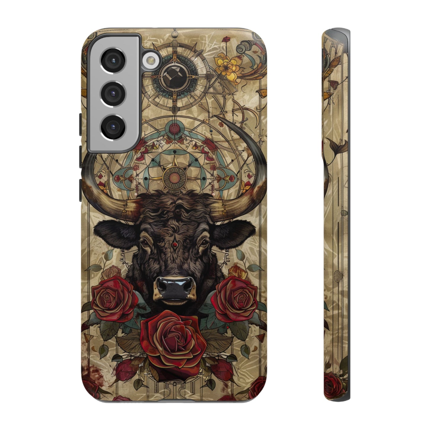 Taurus Mandala - iPhone, Google Pixel, Samsung Galaxy