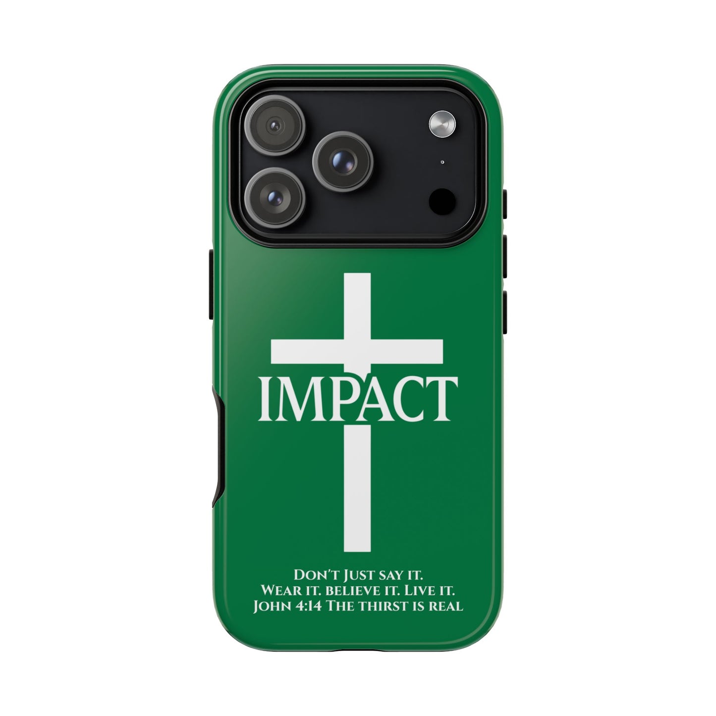 Impact Green - Tough iPhone Case