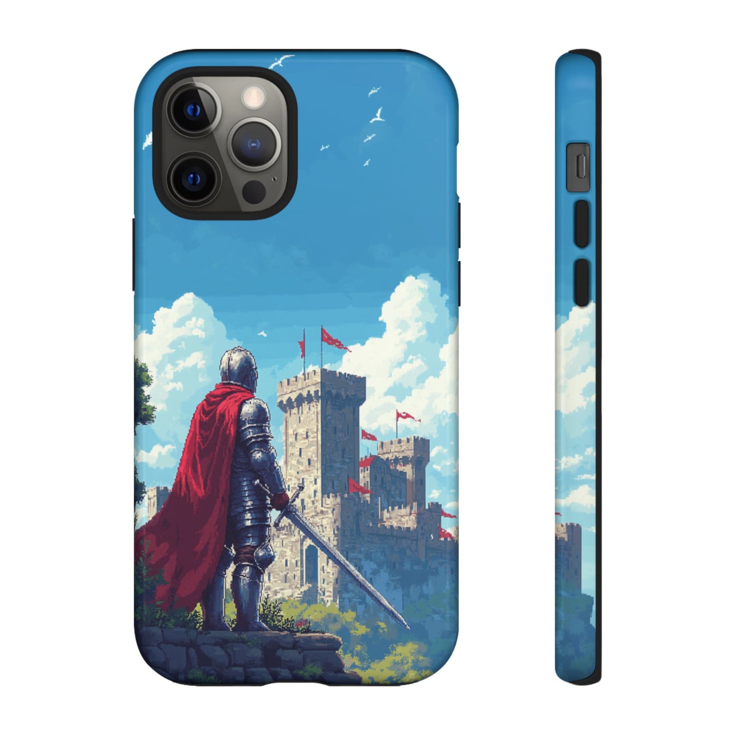 Pixel Knight Adventure Phone Case - iPhone, Google Pixel, Samsung Galaxy