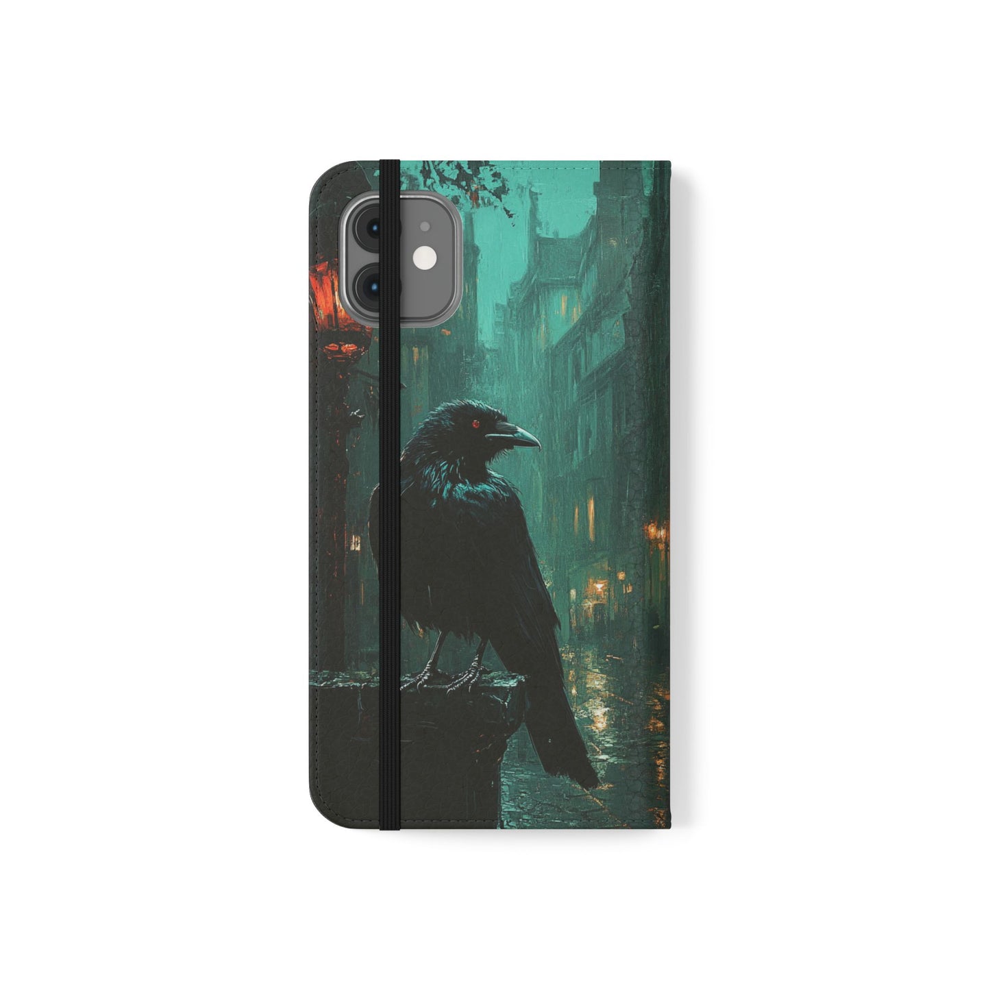 Victorian Raven - Wallet Flip Case