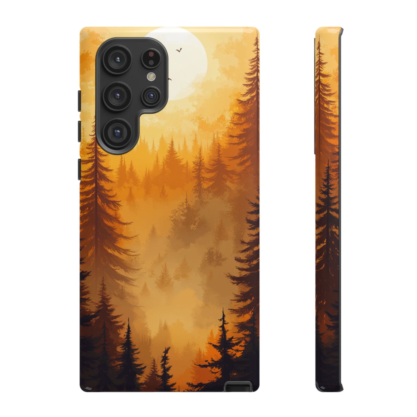 Golden Sunset Forest Phone Case - iPhone, Google Pixel, Samsung Galaxy