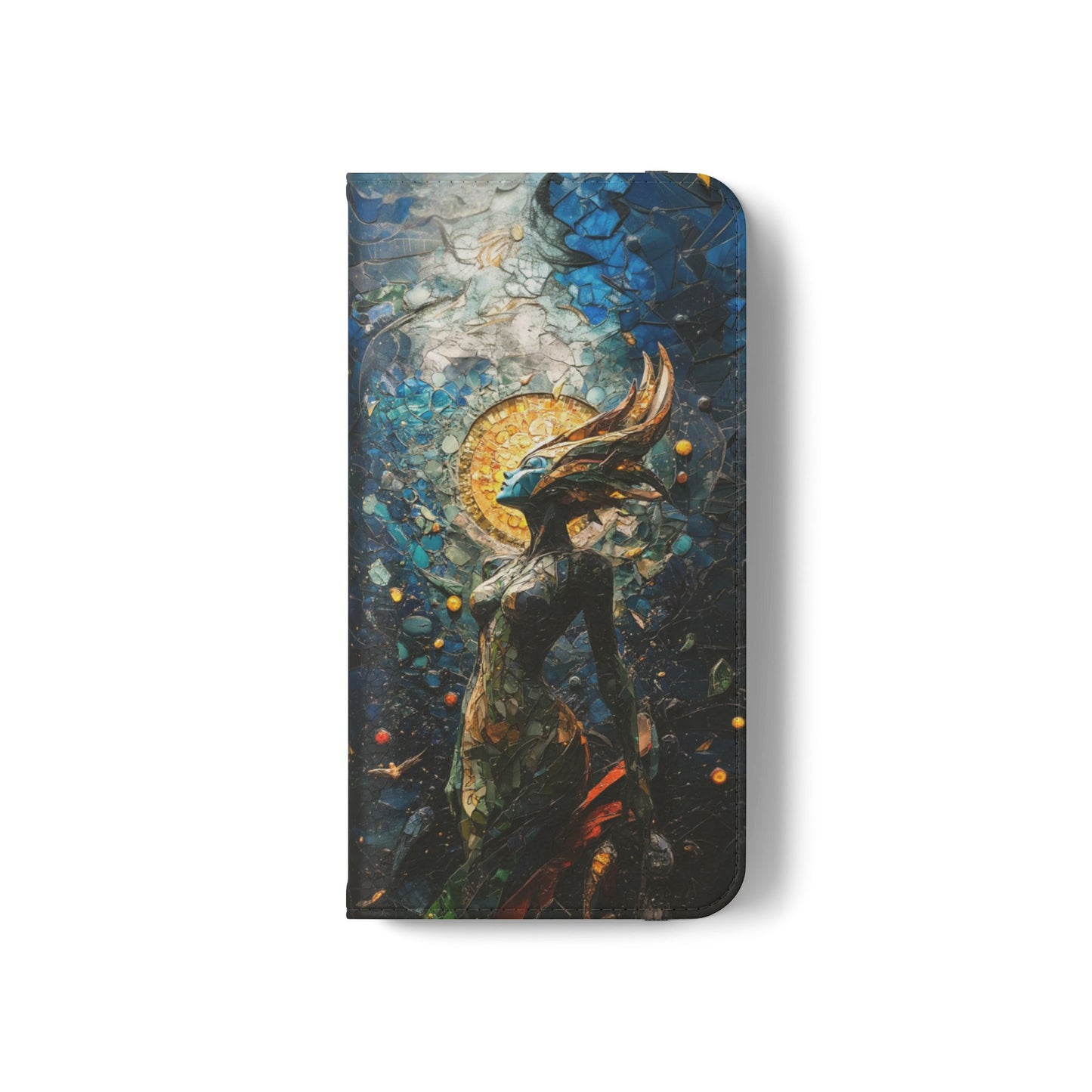 Stained Glass Goddess - Wallet Flip Case