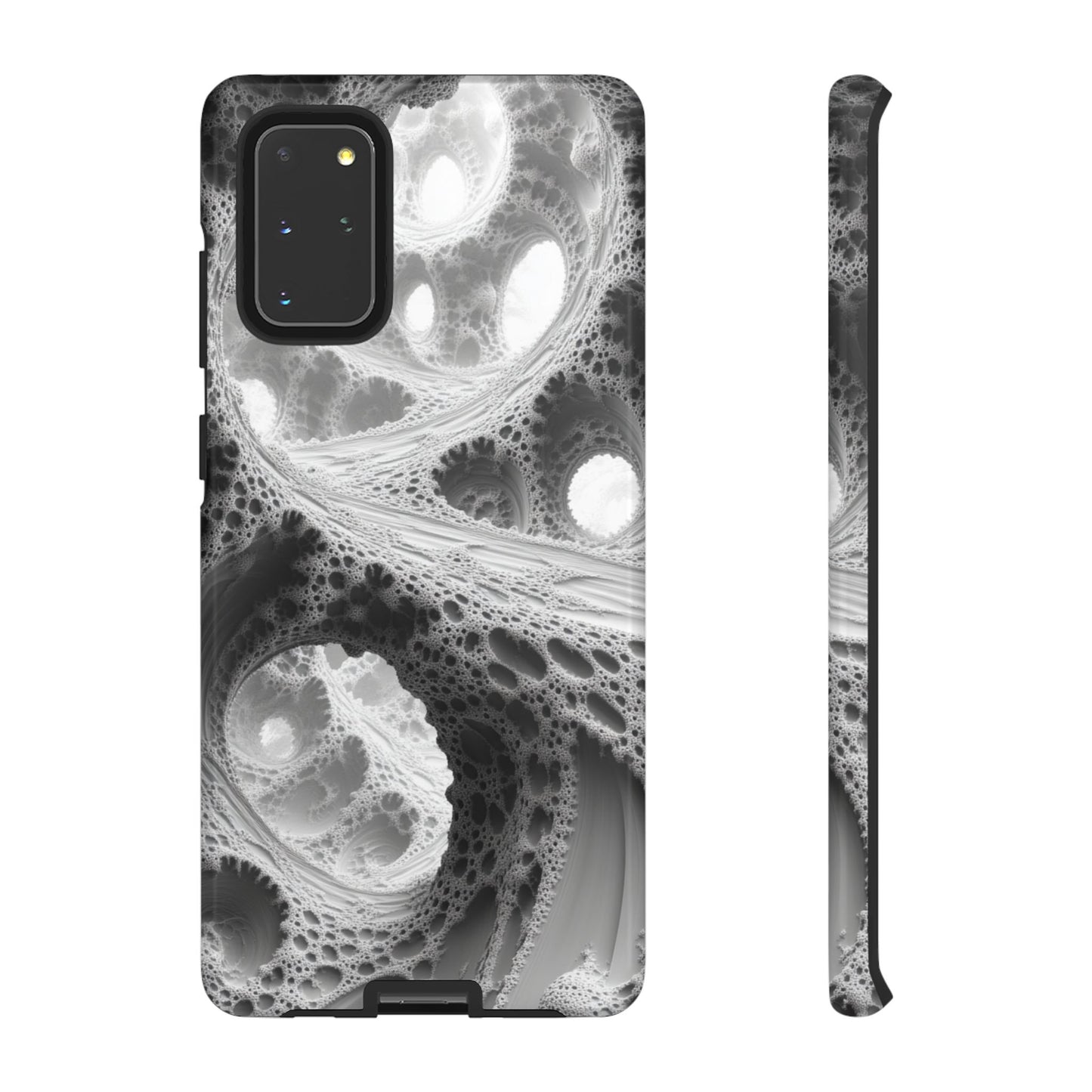 Monochrome Fractal – Tough Samsung Galaxy Case