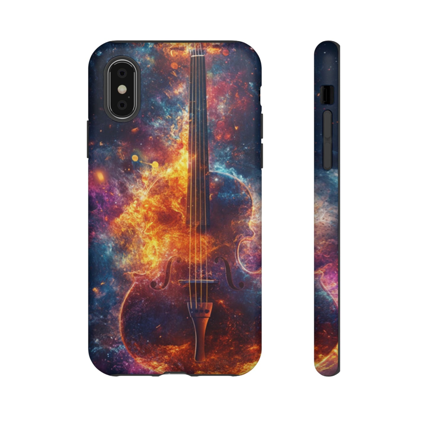Fiery Violin Galaxy Phone Case – iPhone, Samsung, Google Pixel