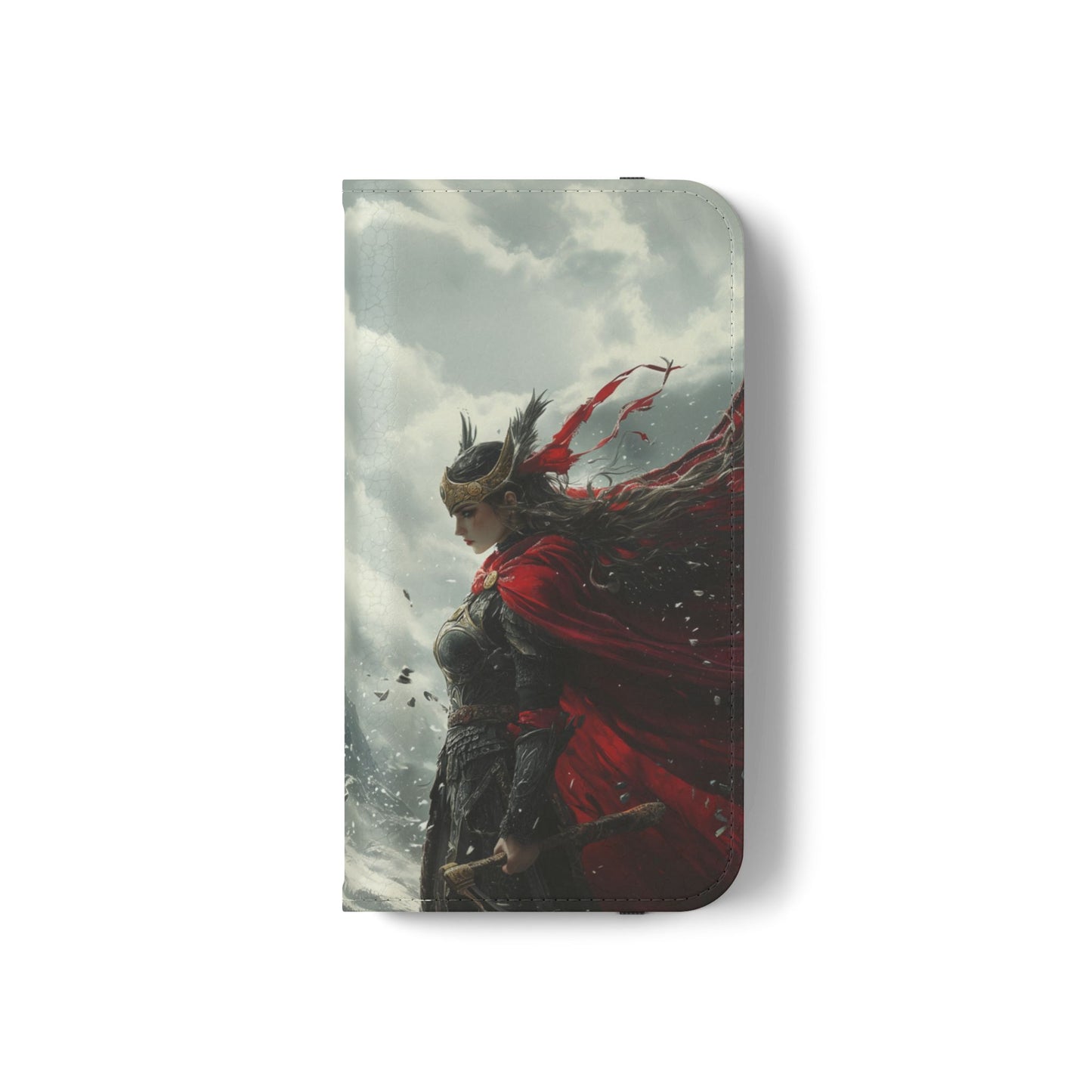 Freya Crimson Valkyrie - Wallet Flip Case