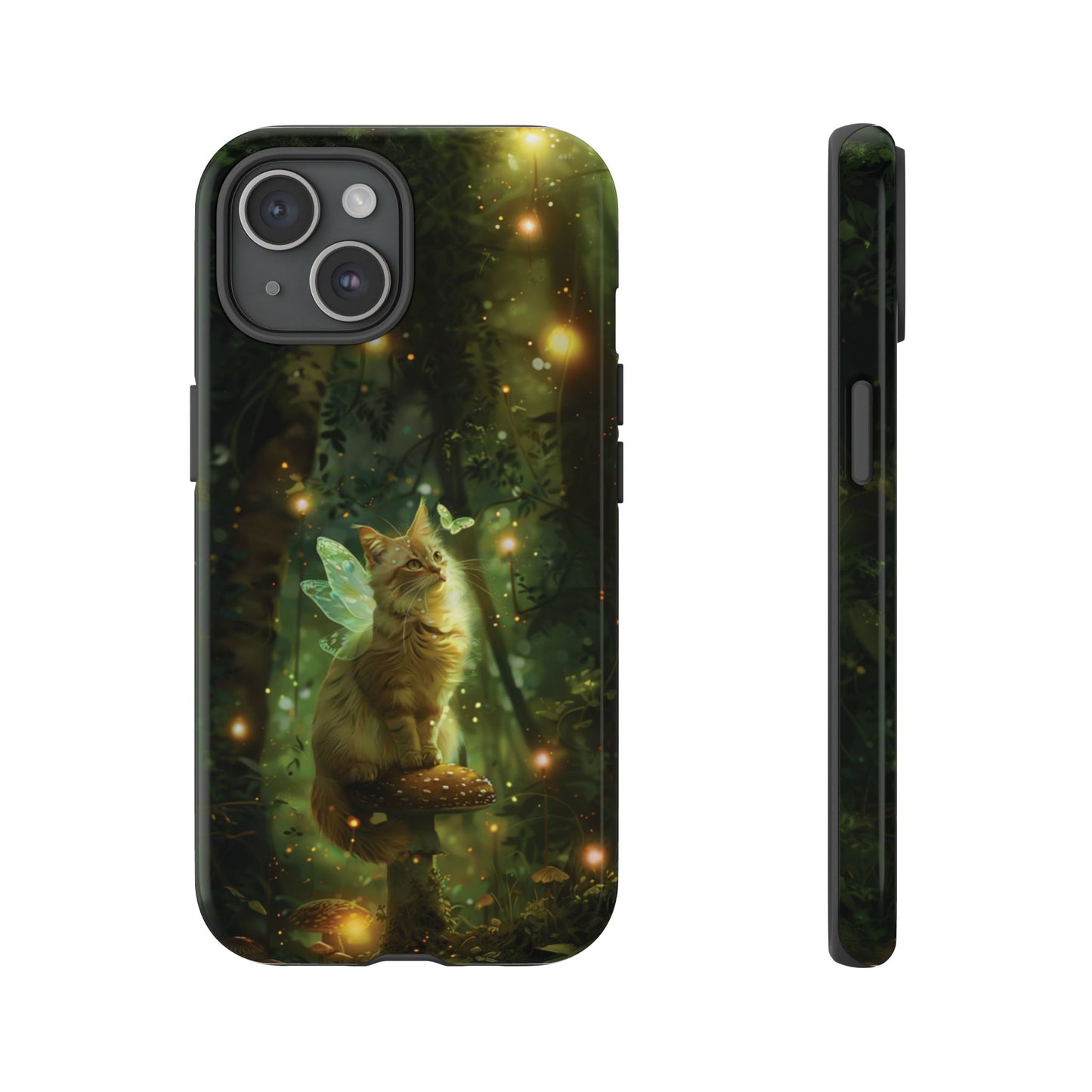 Fairy Tale Forest Cat - iPhone, Google Pixel, Samsung Galaxy