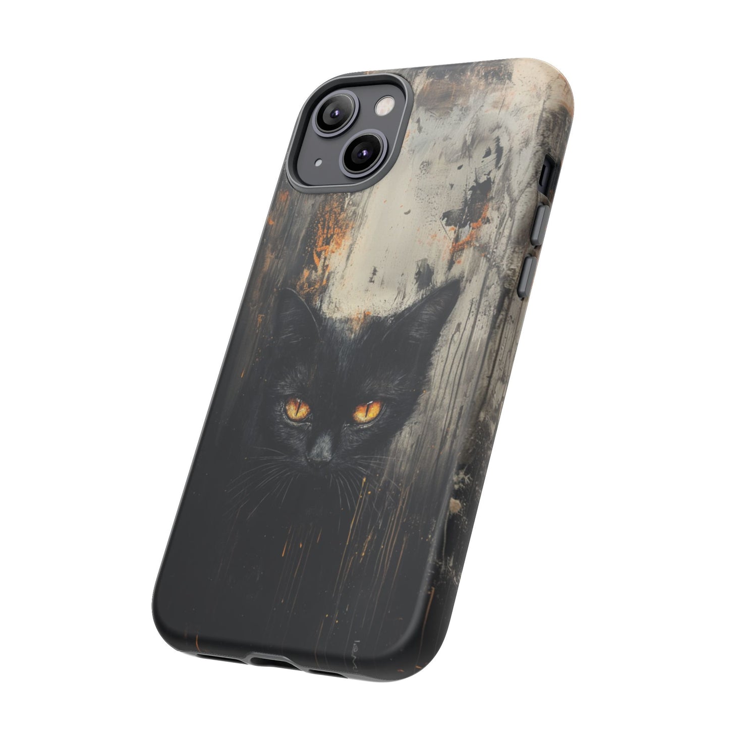 Enigmatic Black Cat Phone Case - iPhone, Google Pixel, Samsung Galaxy