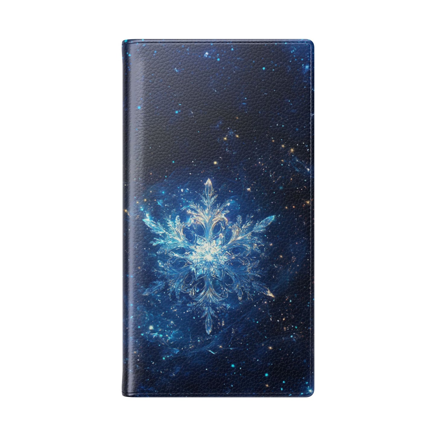Cosmic Snowflake - Wallet Flip Case