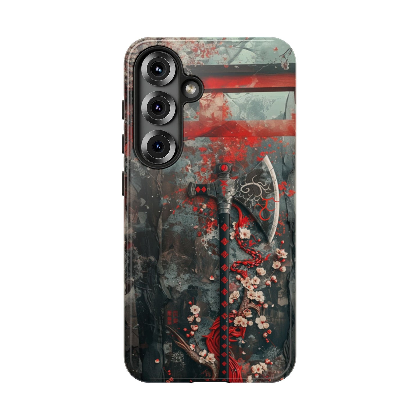Sakura Warrior Axe - Tough Samsung Galaxy Case