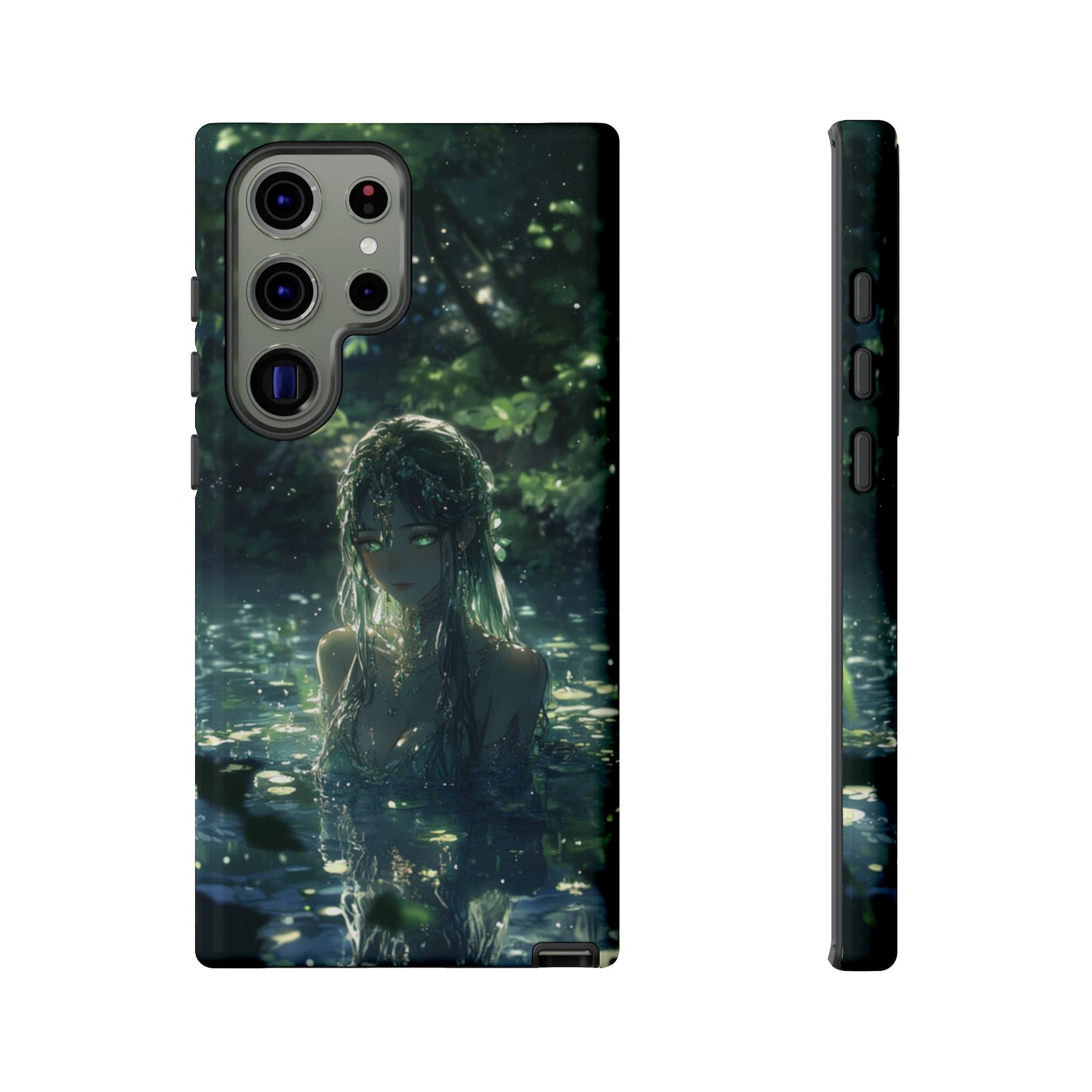 Forest Water Nymph Green Eyes Pond - Tough Samsung Galaxy Case