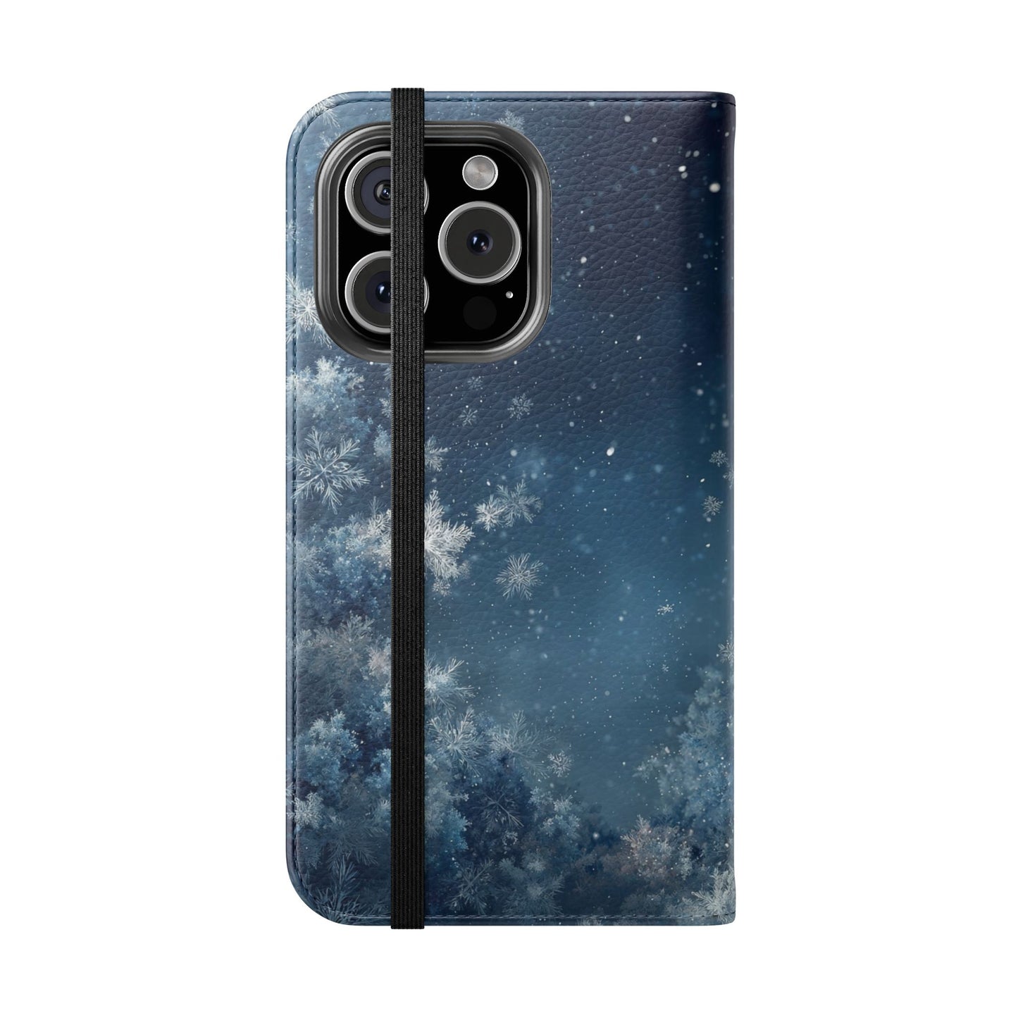 Winter Snowflakes - Wallet Flip Case