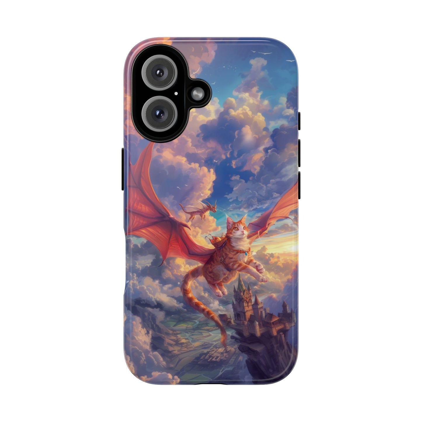 Dragon Rider Cat - iPhone, Google Pixel, Samsung Galaxy