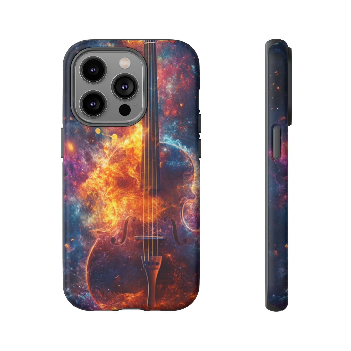Fiery Violin Galaxy Phone Case – iPhone, Samsung, Google Pixel
