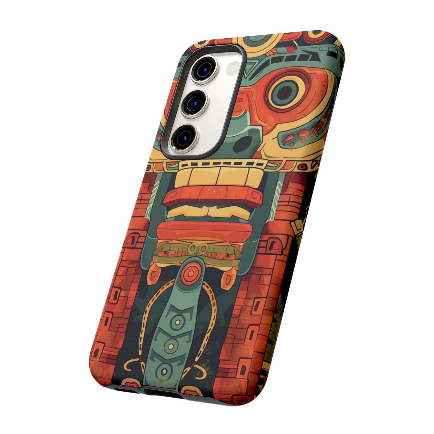 Vivid Ancient Glyphs Phone Case - iPhone, Google Pixel, Samsung